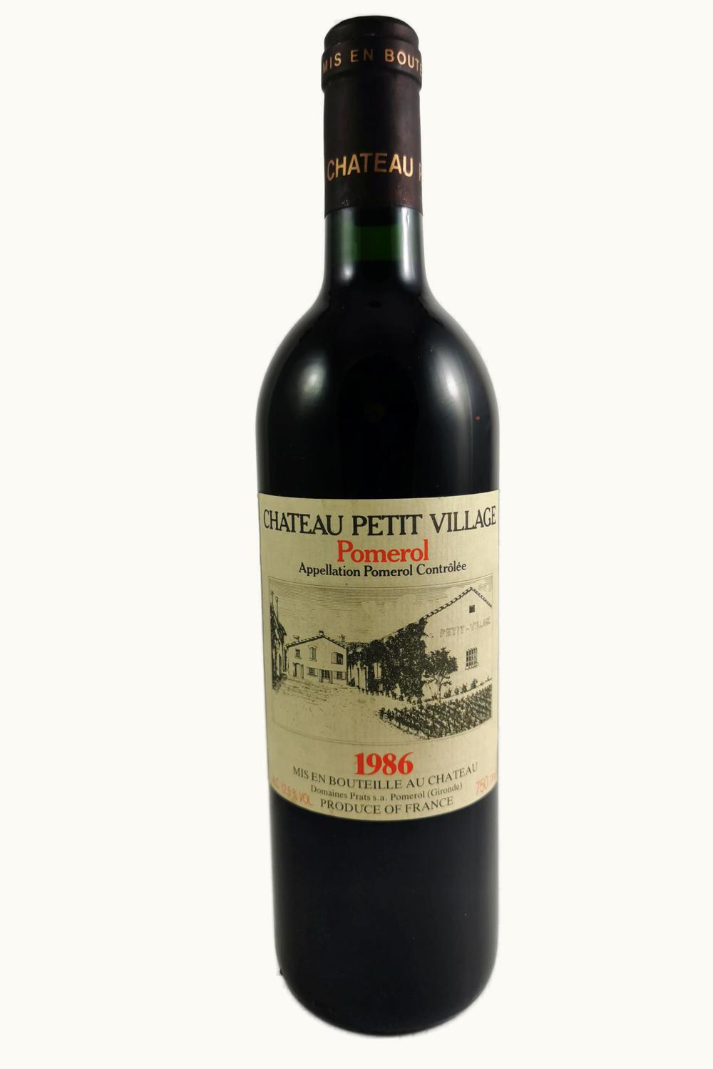 Château Petit Village Château Petit Village Pomerol Bordeaux, 1986