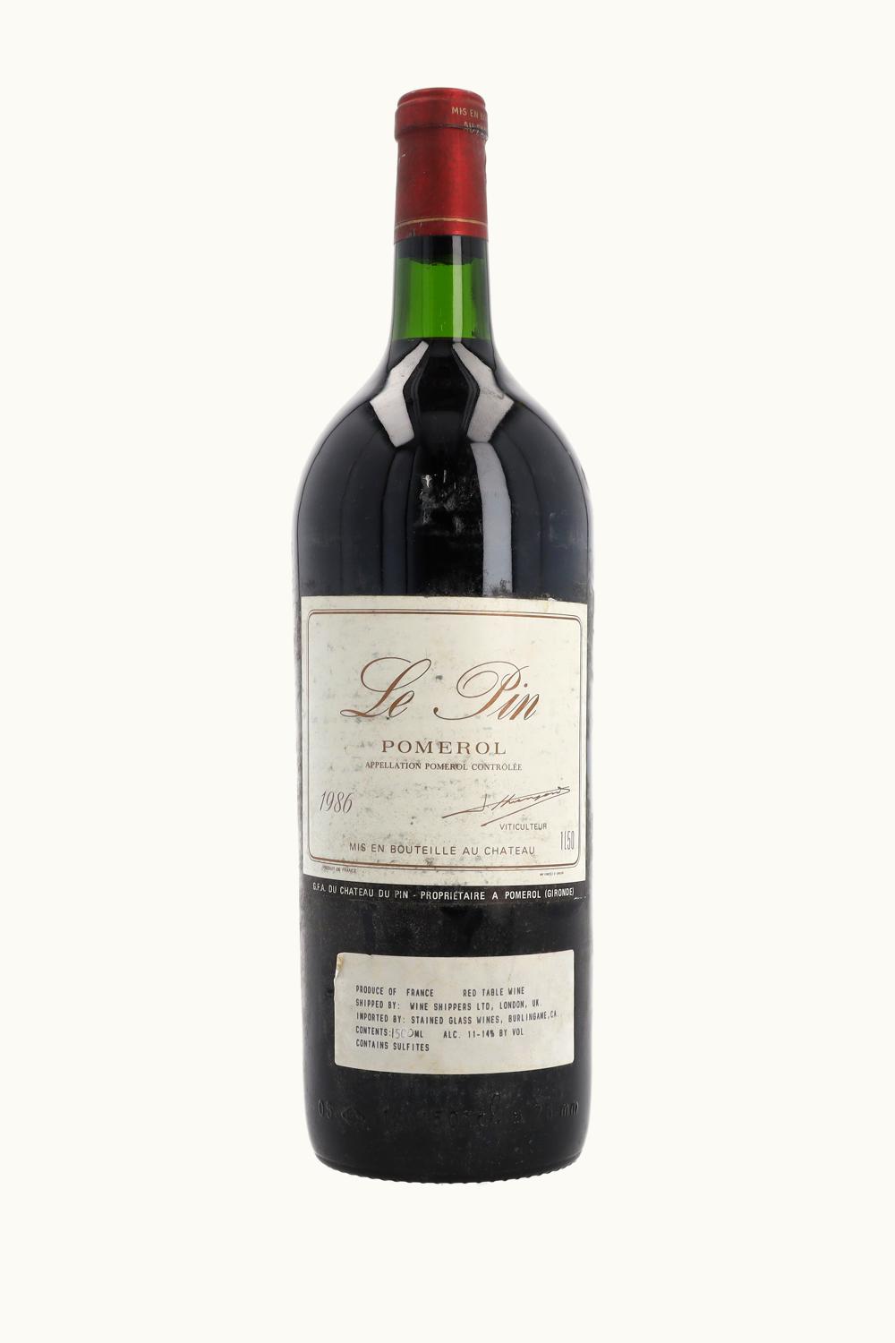 Le Pin Le Pin Pomerol Bordeaux, 1986