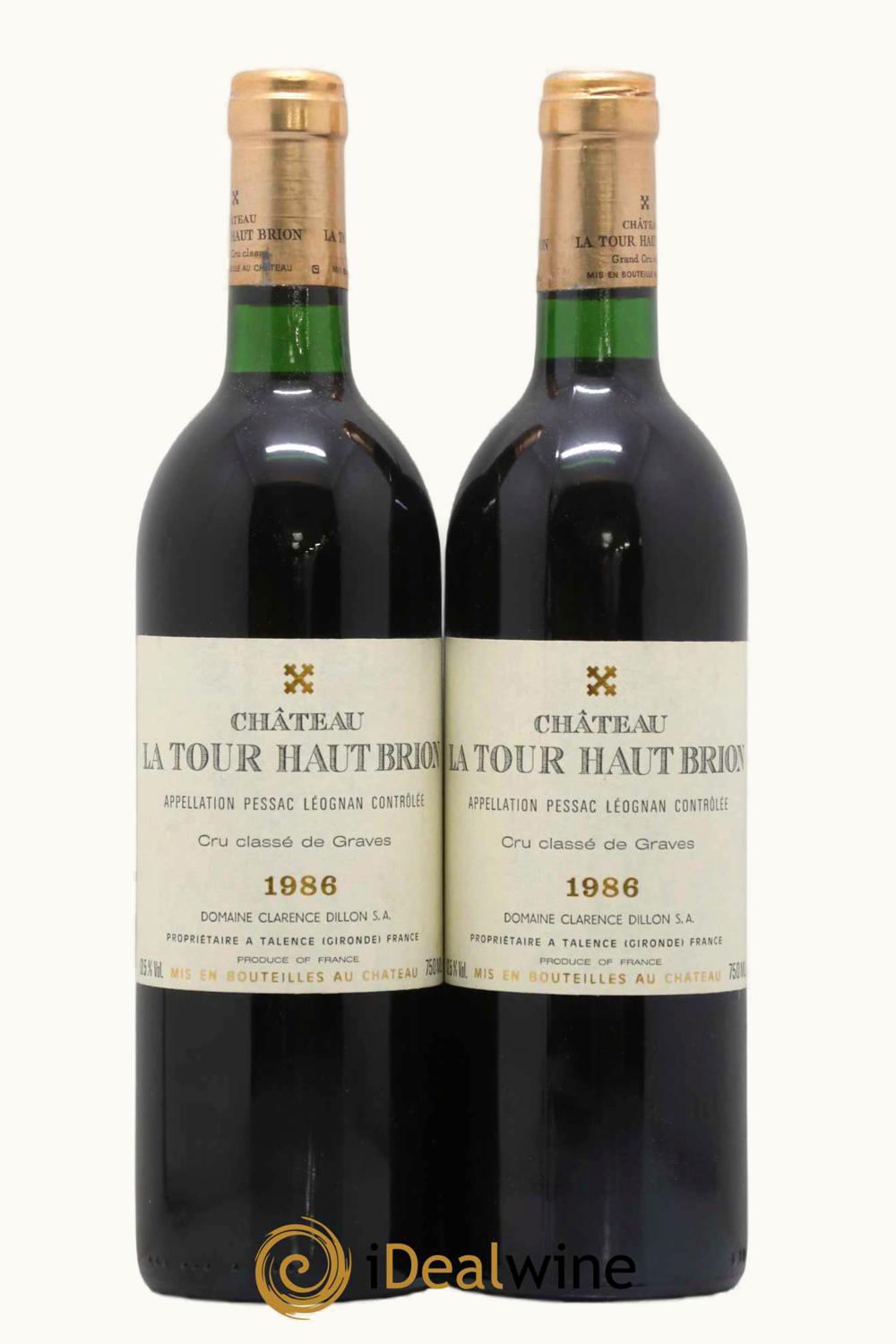 La Tour Haut-Brion La Tour Haut Brion Pessac-Leognan Bordeaux, 1986