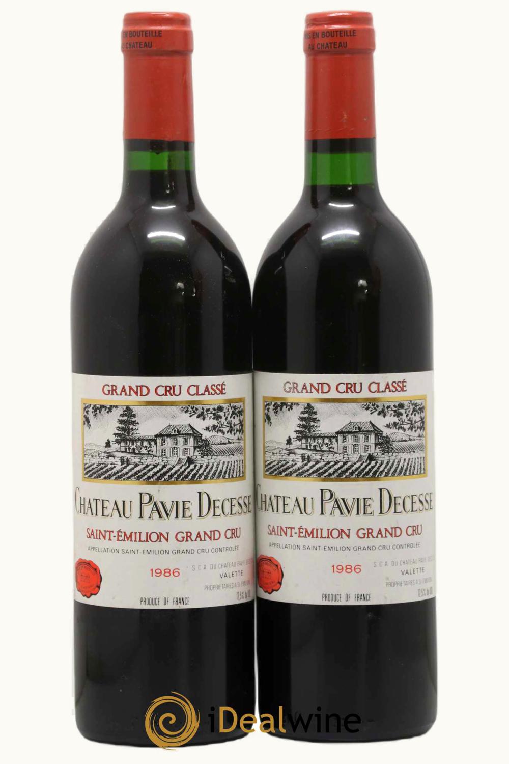 Château Pavie-Decesse Château Pavie-Decesse St-Emilion Bordeaux, 1986