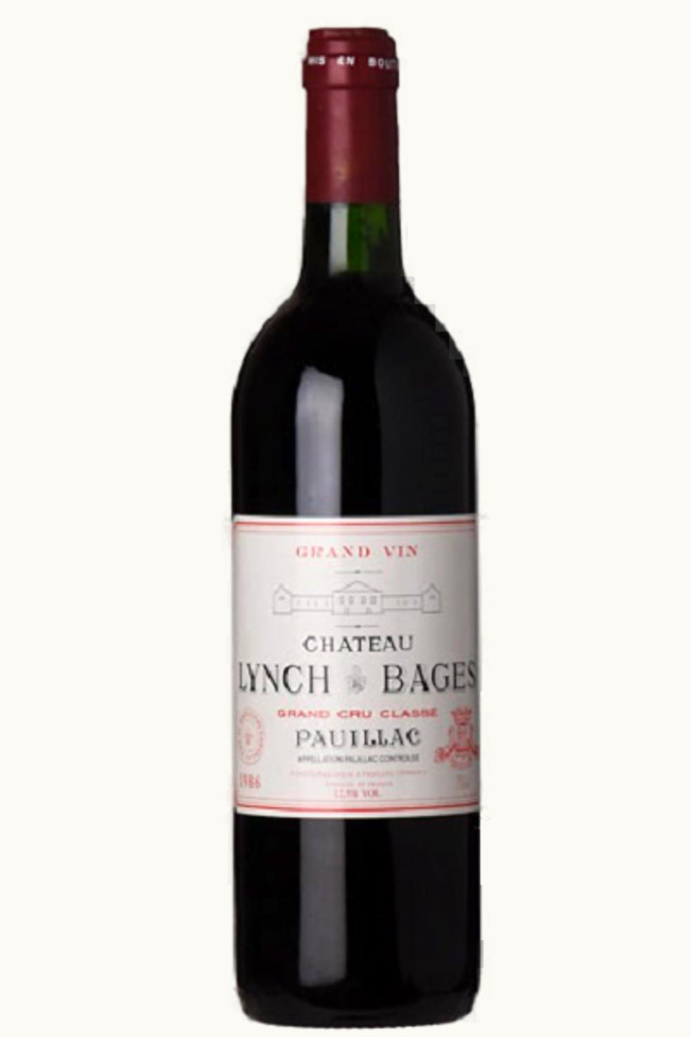 Château Lynch-Bages Château Lynch-Bages Pauillac Medoc Bordeaux, 1986
