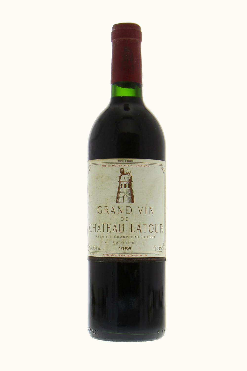 Château Latour Château Latour Pauillac Medoc Bordeaux, 1986