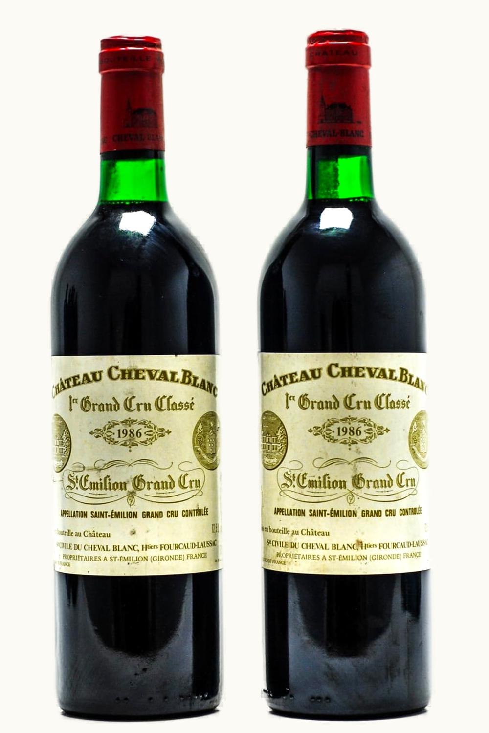 Château Cheval Blanc Château Cheval Blanc St-Emilion Bordeaux, 1986