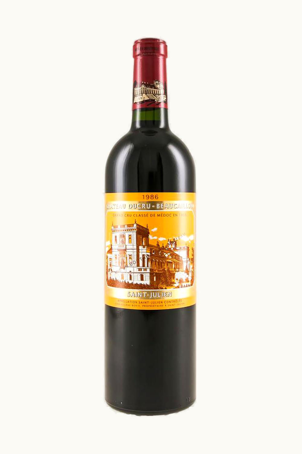 Château Ducru-Beaucaillou Château Ducru-Beaucaillou St-Julien Medoc Bordeaux, 1986 UZ0642107