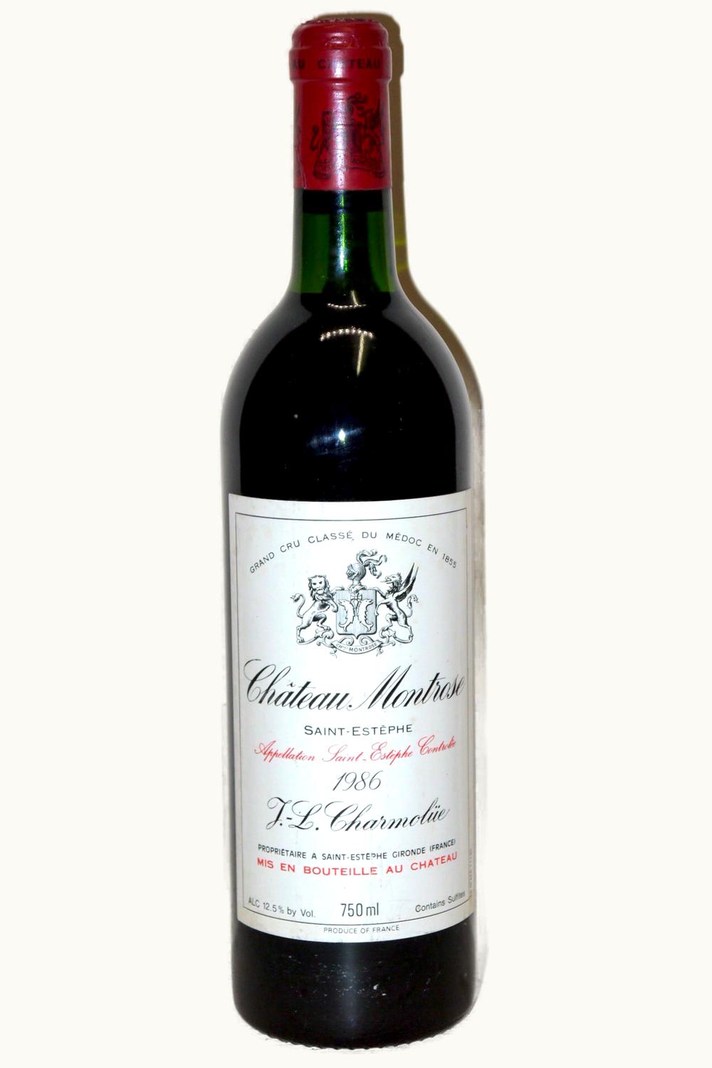 Château Montrose Château Montrose St-Estephe Medoc Bordeaux, 1986