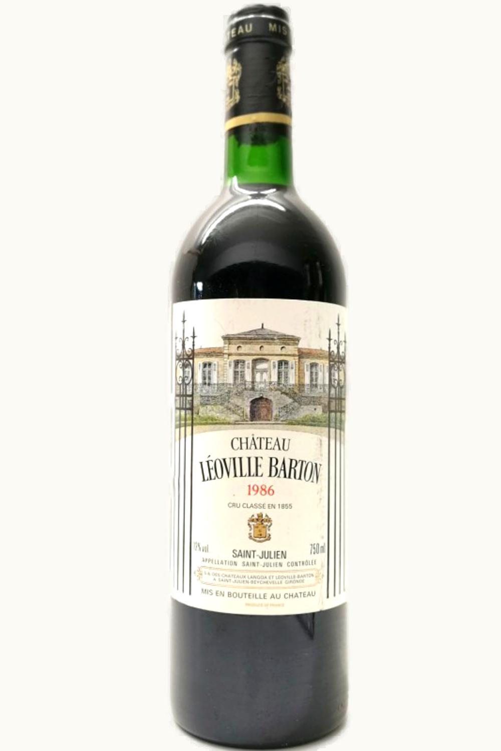 Leoville Barton Leoville Barton St-Julien Medoc Bordeaux, 1986