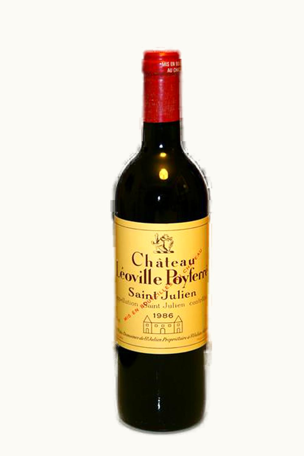 Leoville Poyferré Leoville Poyferré St-Julien Medoc Bordeaux, 1986
