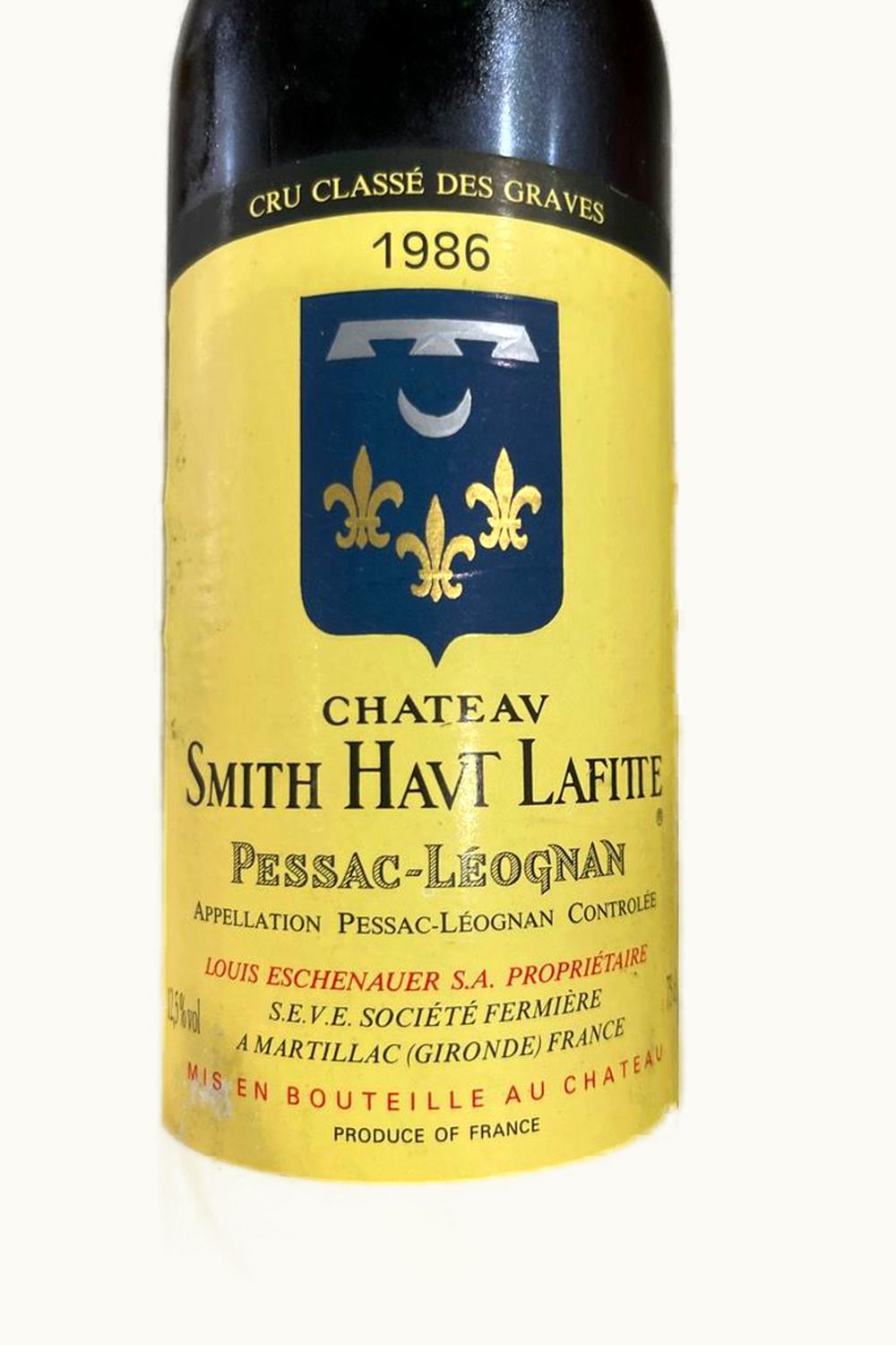 Château Smith Haut Lafitte Château Smith Haut Lafitte Pessac-Leognan Bordeaux, 1986