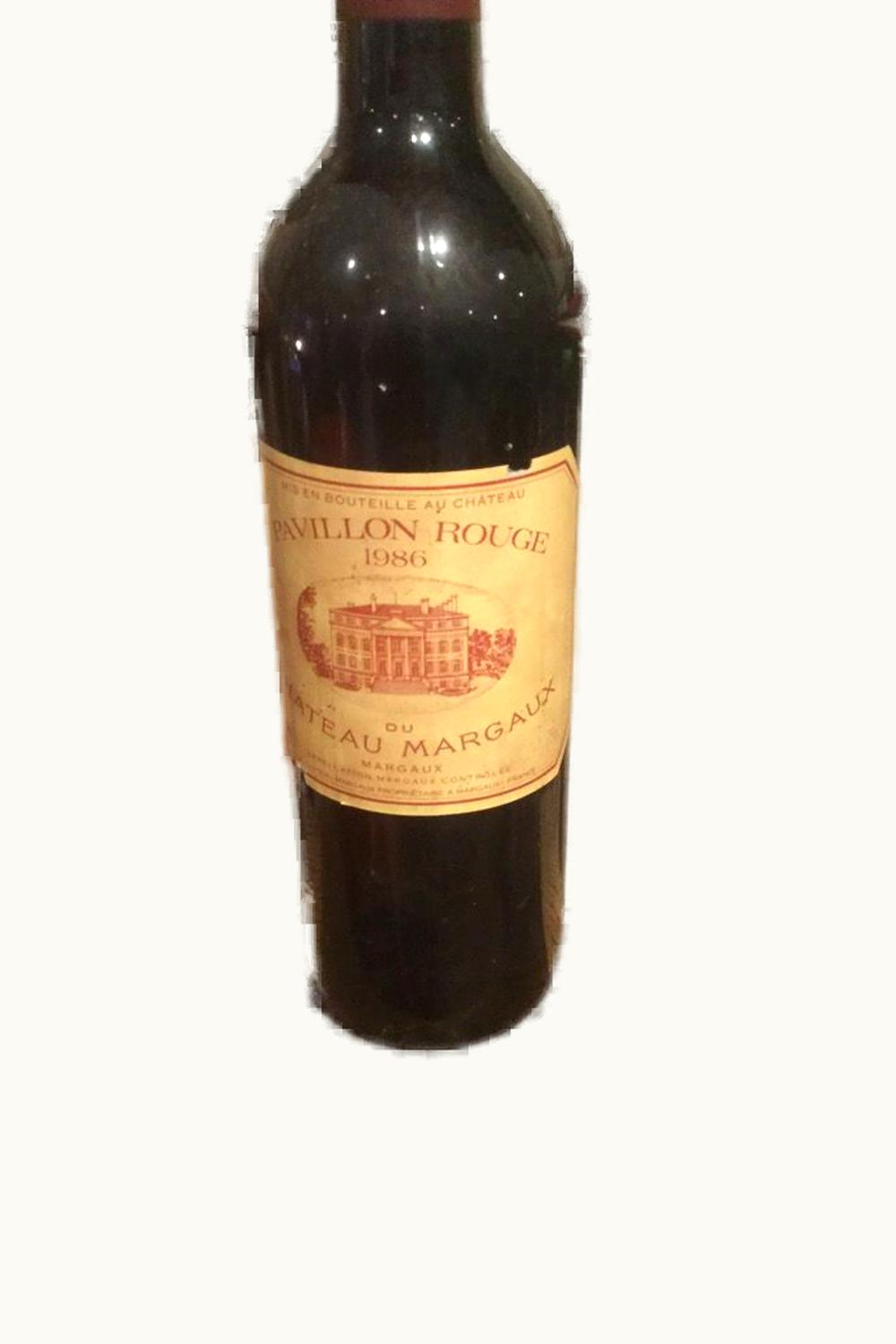 Pavillon Rouge du Château Margaux Pavillon Rouge du Château Margaux Medoc Bordeaux, 1986