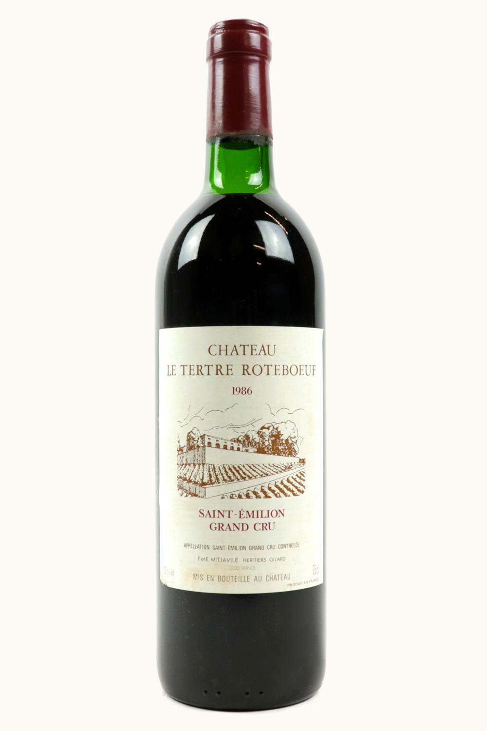 Le Tertre-Rôteboeuf Le Tertre-Rôteboeuf St-Emilion Bordeaux, 1986