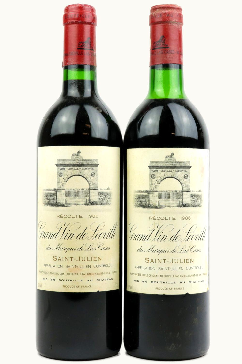 Château Léoville-Las Cases Château Léoville-Las Cases St-Julien Medoc Bordeaux, 1986