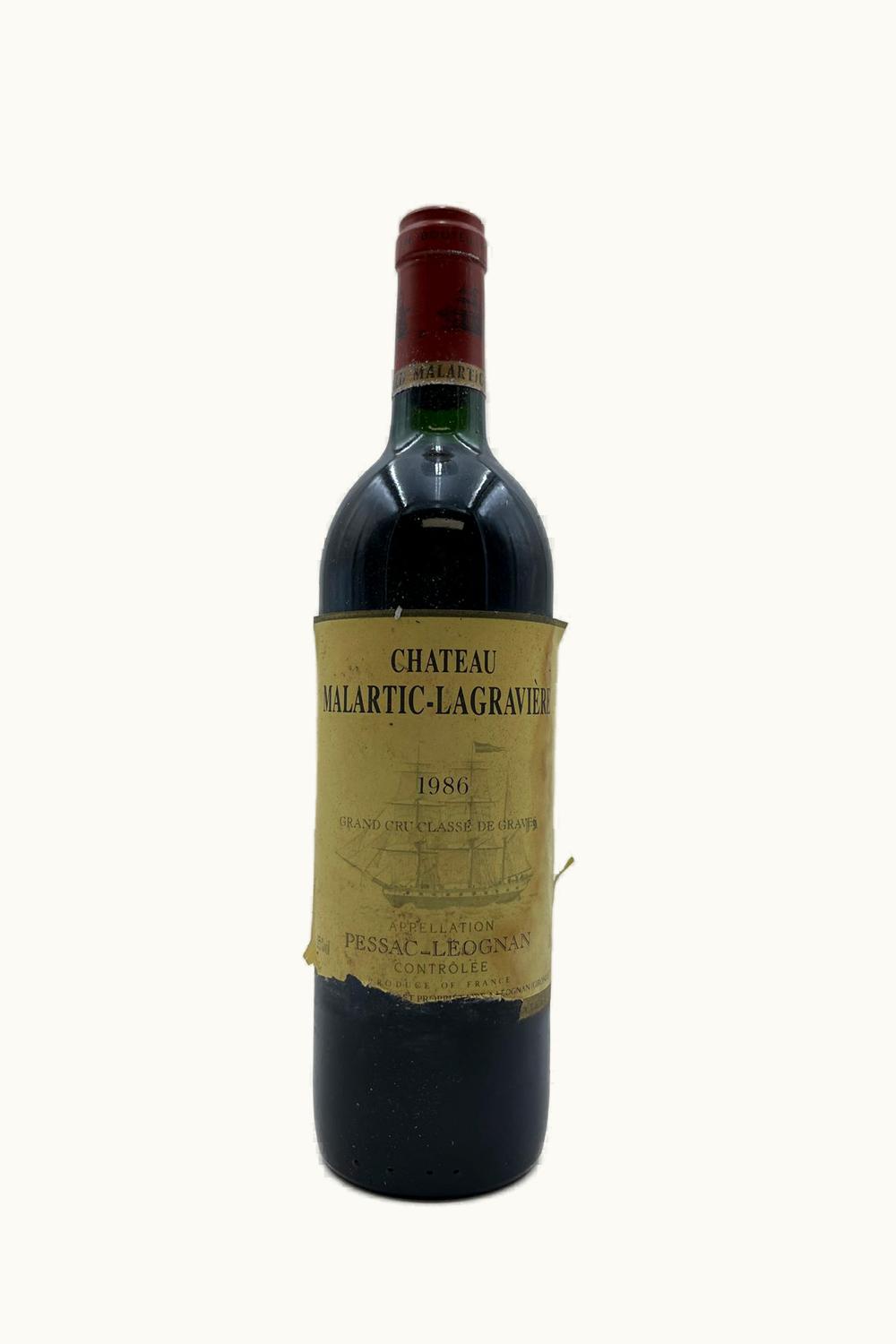 Château Malartic-Lagravière Château Malartic-Lagravière Pessac-Leognan Bordeaux, 1986