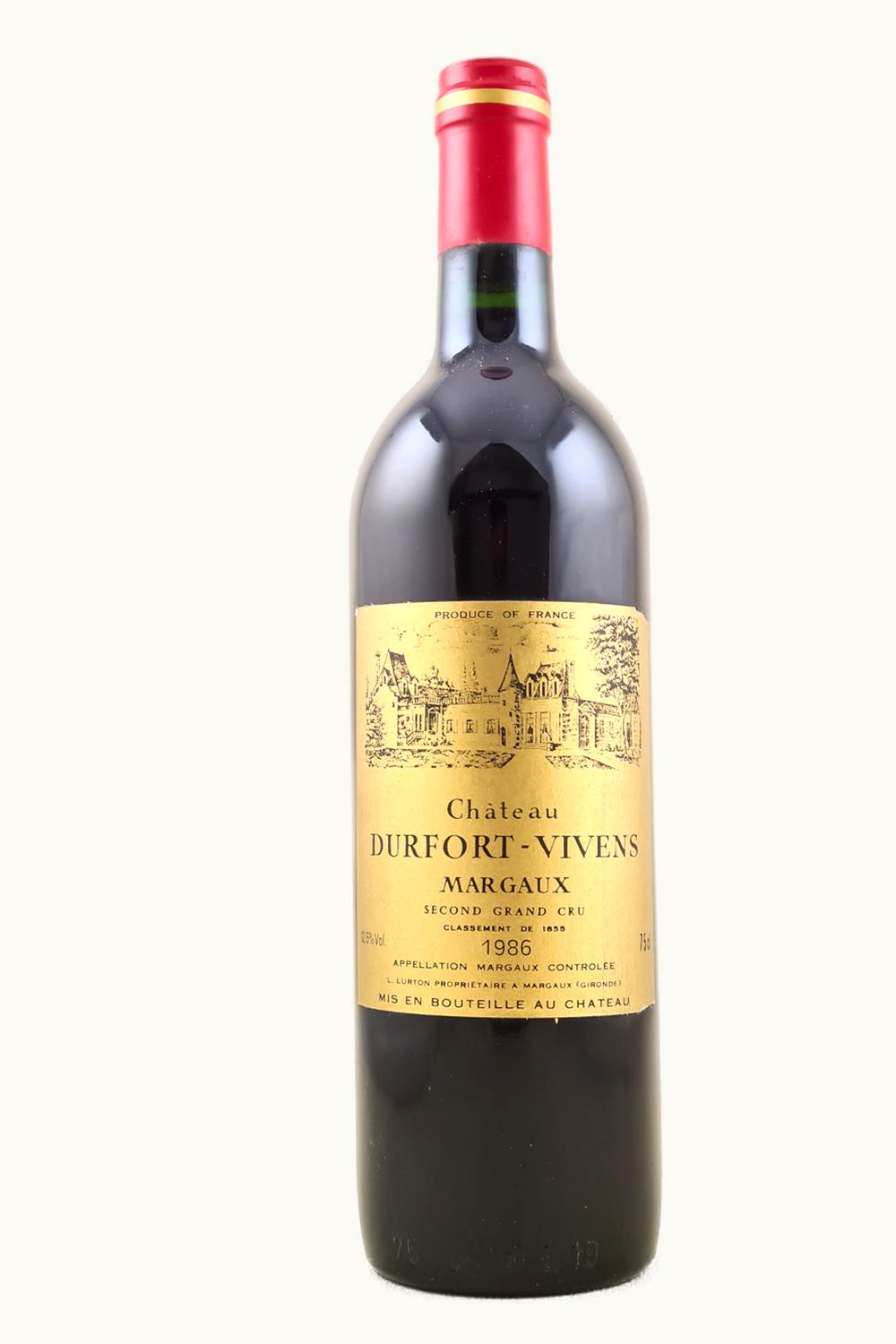 Château Durfort-VIvens Château Durfort-VIvens Margaux Medoc Bordeaux, 1986