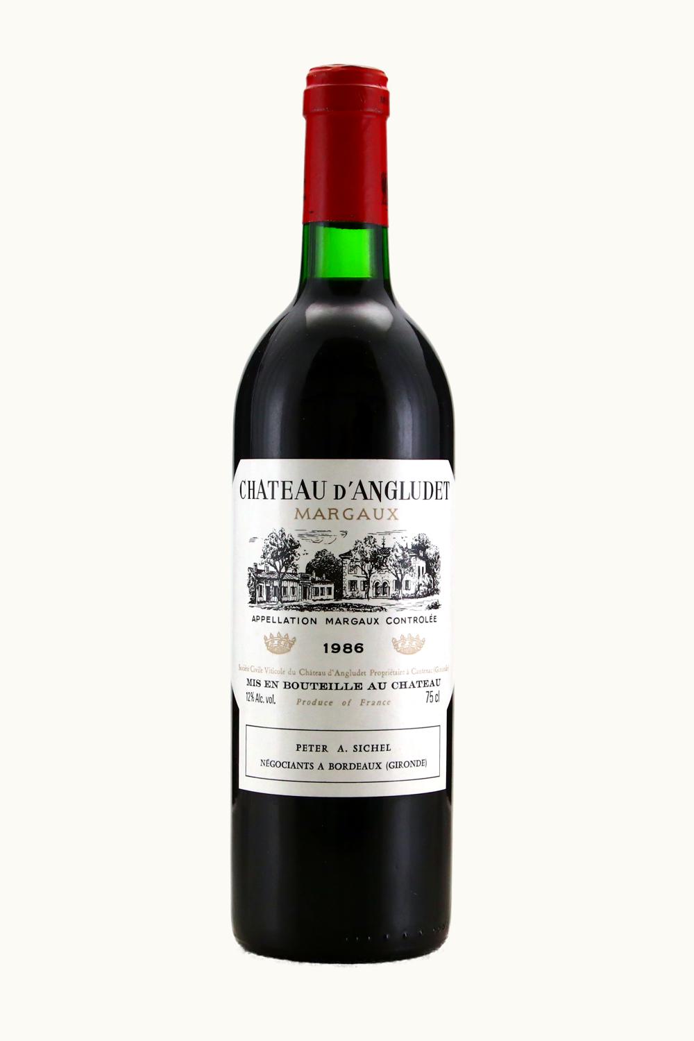D'Angludet D'Angludet Margaux Medoc Bordeaux, 1986