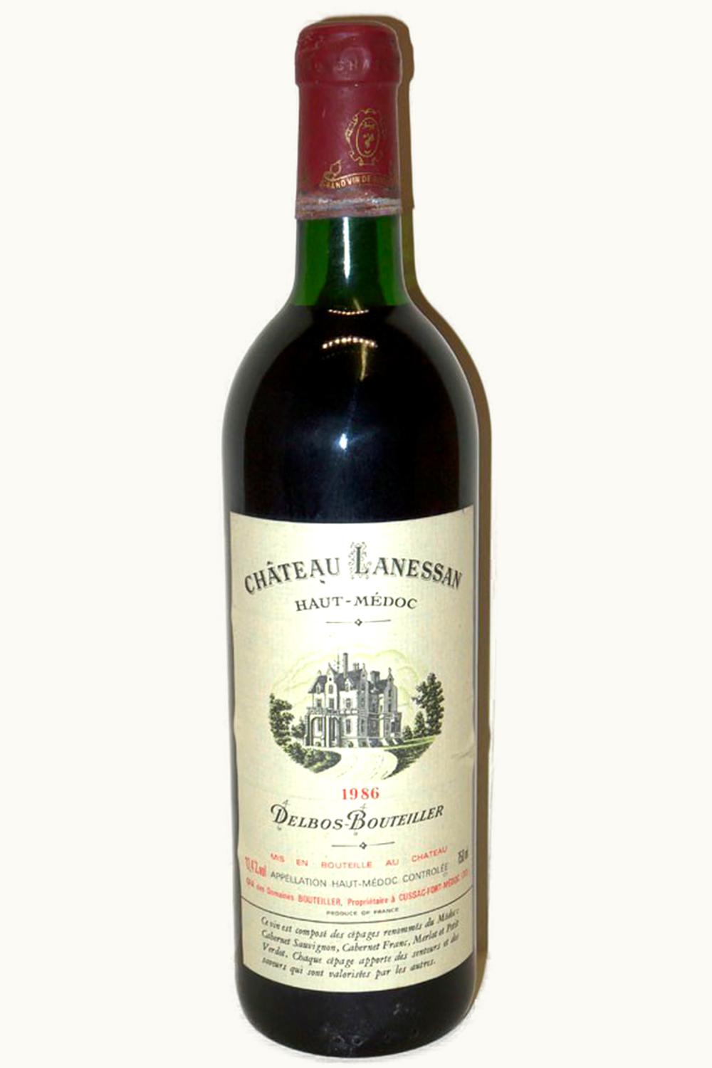 Château Lanessan Lanessan Haut-Medoc Bordeaux, 1986