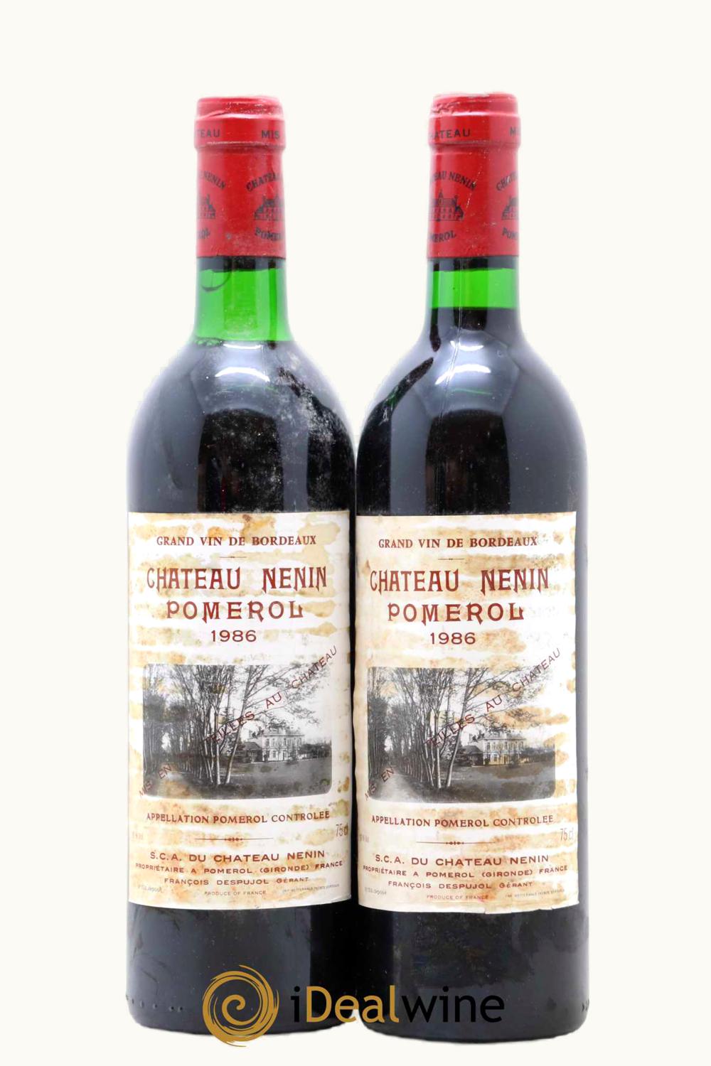 Château Nenin Nenin Pomerol Bordeaux, 1986