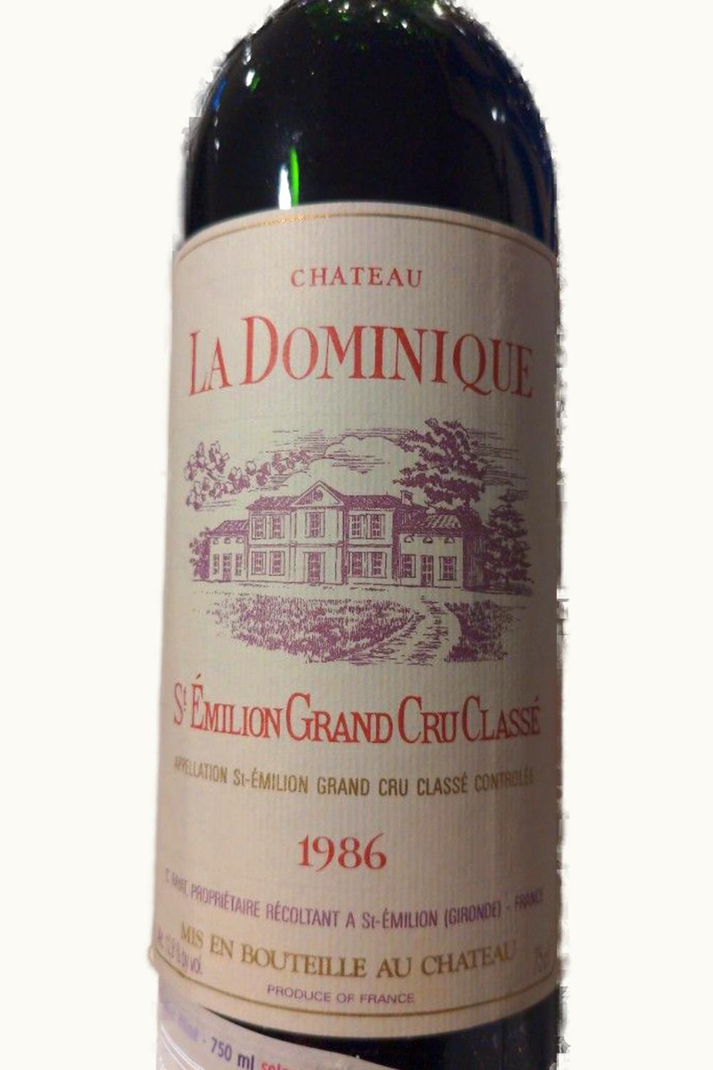 Château La Dominique La Dominique St-Emilion Grand Cru Bordeaux, 1986