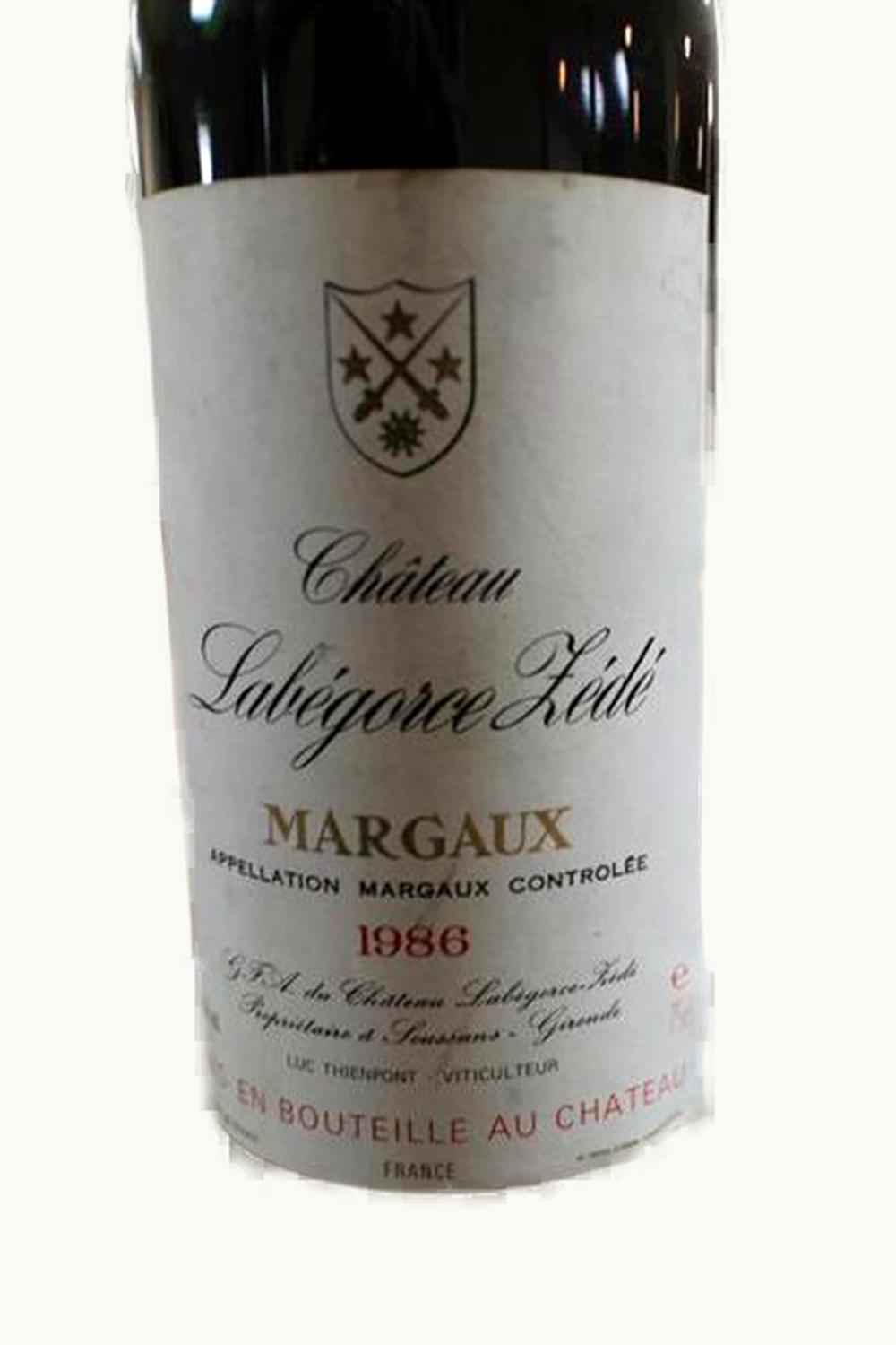 Château Labégorce Labegorce Margaux Medoc Bordeaux, 1986