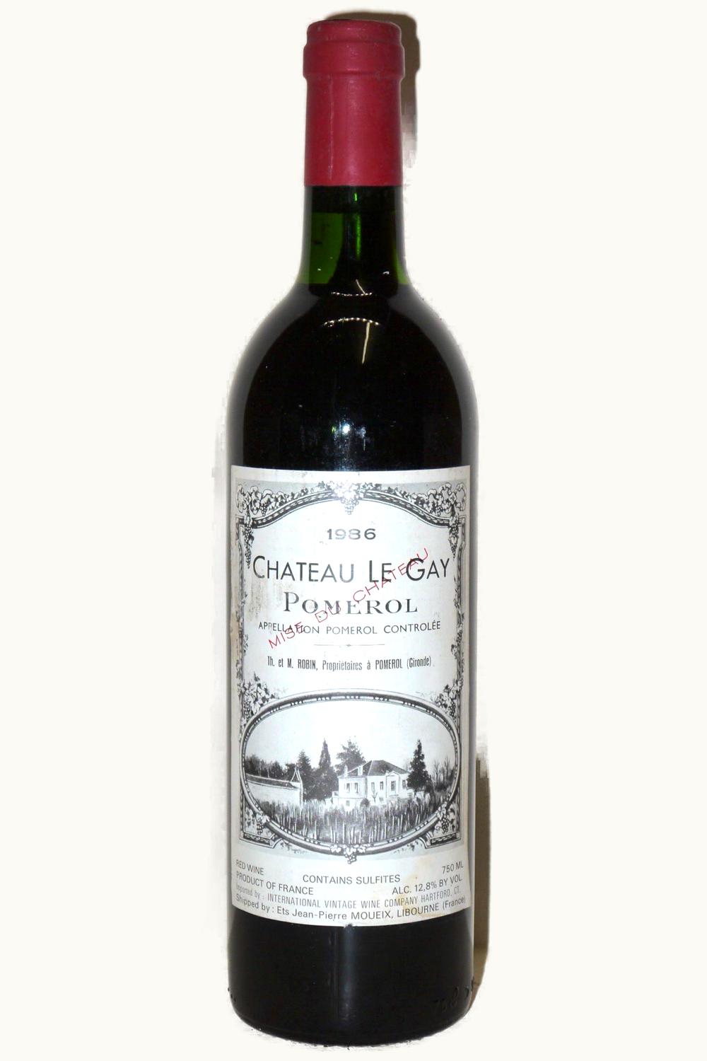 Le Gay Le Gay Pomerol Bordeaux, 1986