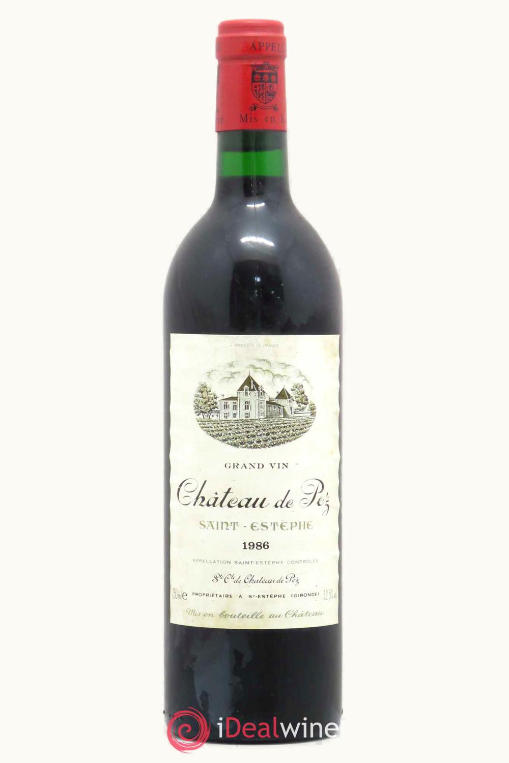 De Pez De Pez St-Estephe Medoc Bordeaux, 1986