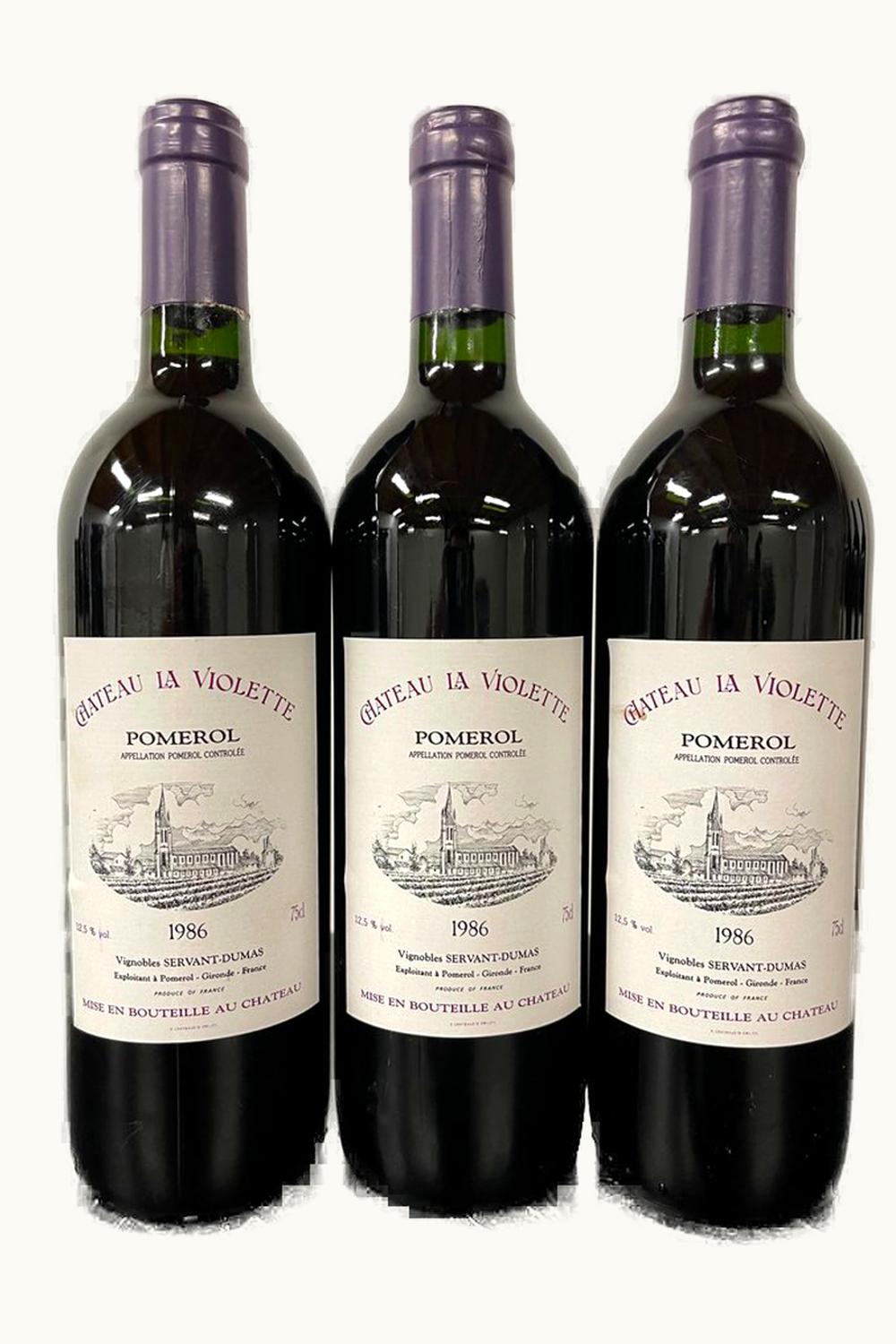 La Violette La Violette Pomerol Bordeaux, 1986