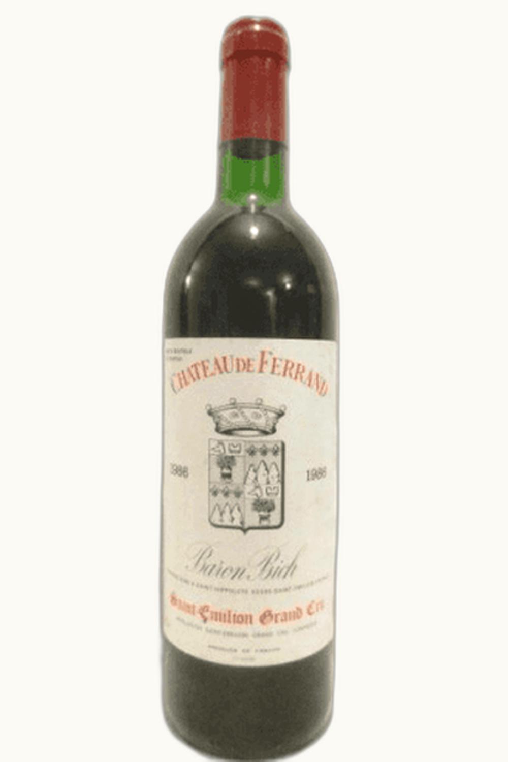 Château de Ferrand Château de Ferrand St-Emilion Grand Cru Bordeaux, 1986