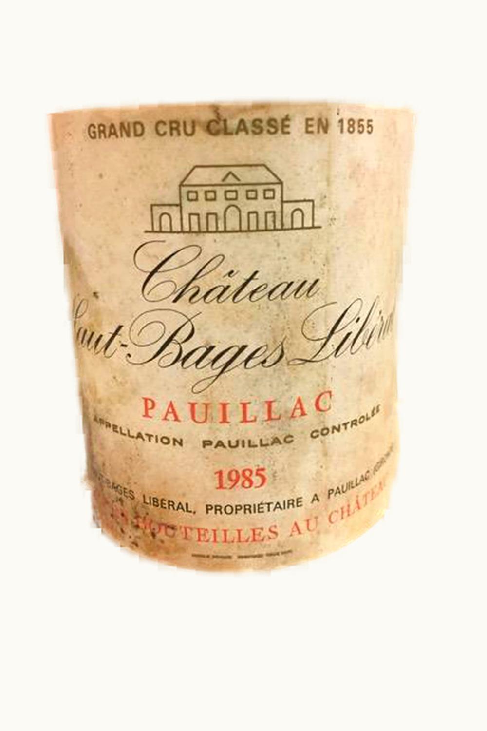 Haut Bages Libéral Haut Bages Libéral Pauillac Medoc Bordeaux, 1985