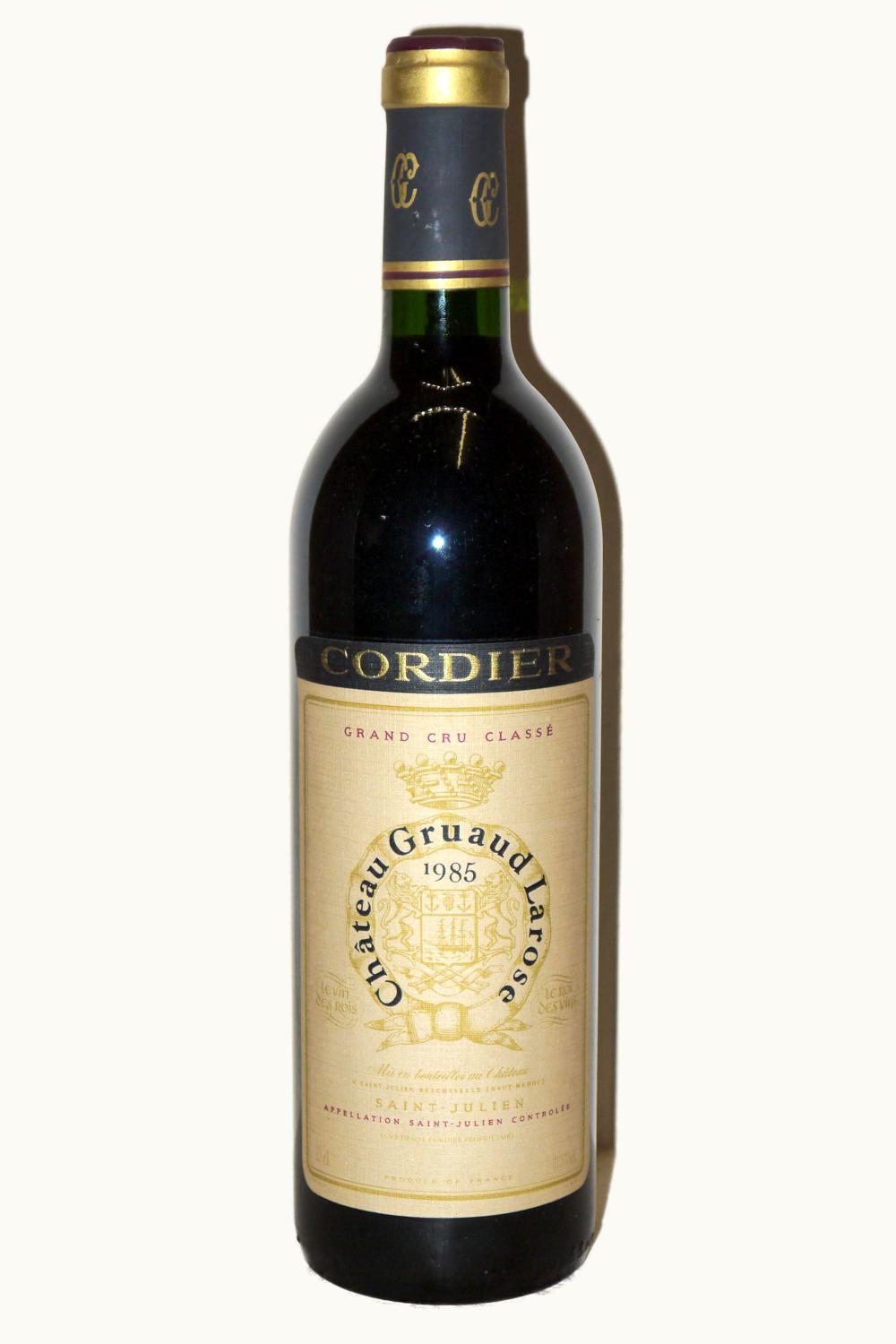 Château Gruaud-Larose Château Gruaud-Larose St-Julien Medoc Bordeaux, 1985