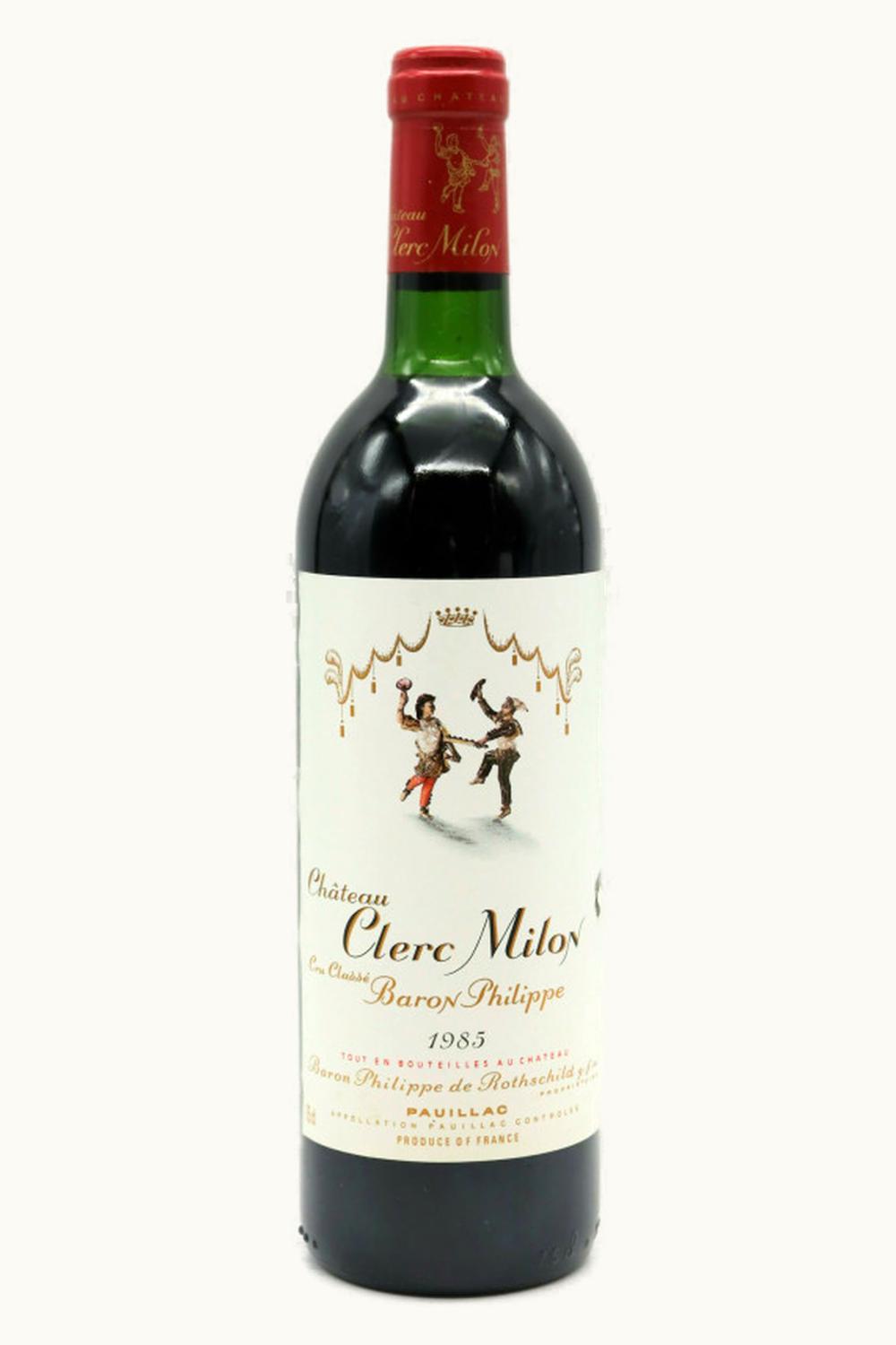Château Clerc Milon Château Clerc Milon Pauillac Medoc Bordeaux, 1985