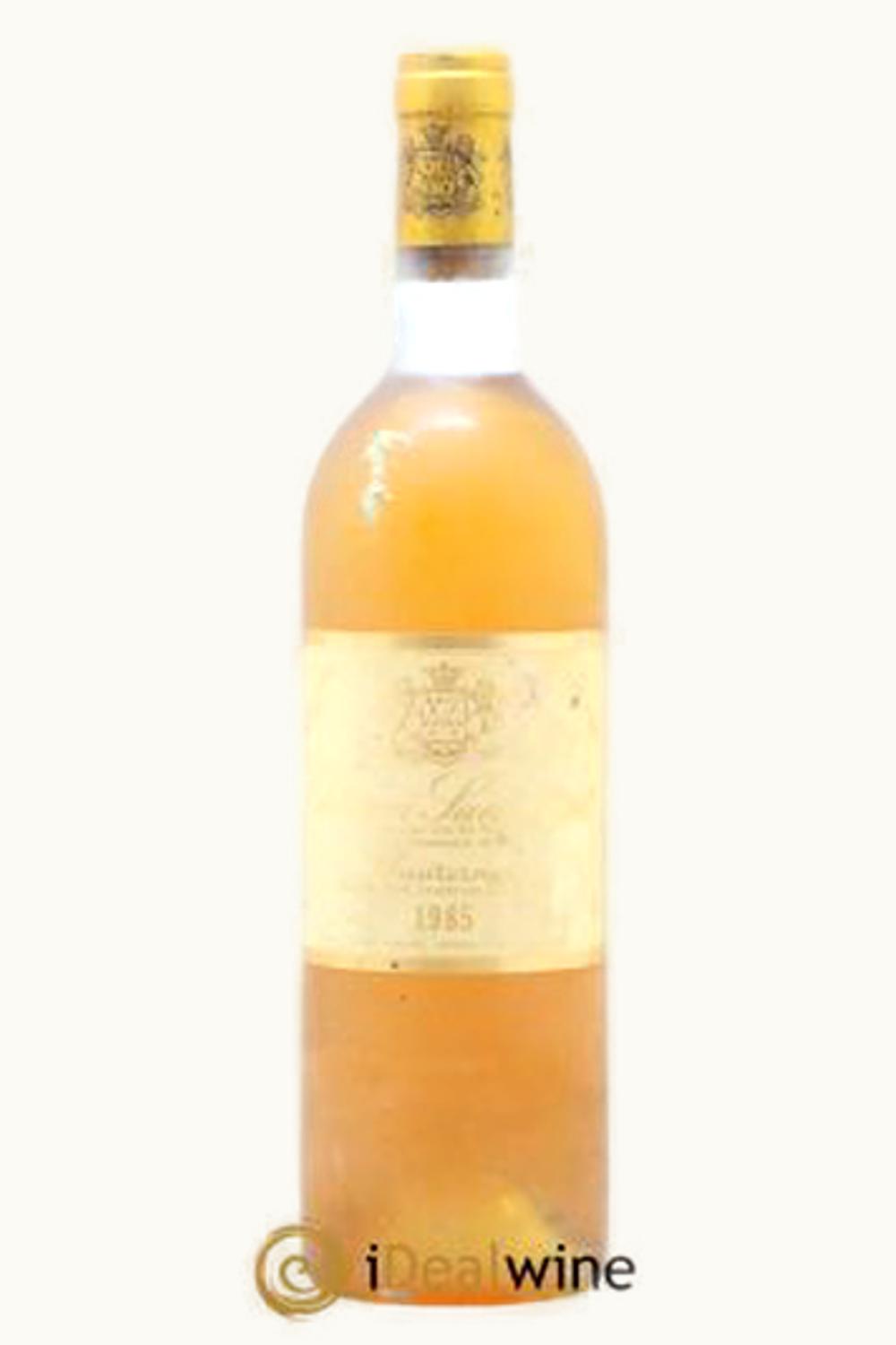 Château Suduiraut Château Suduiraut Sauternes Bordeaux, 1985