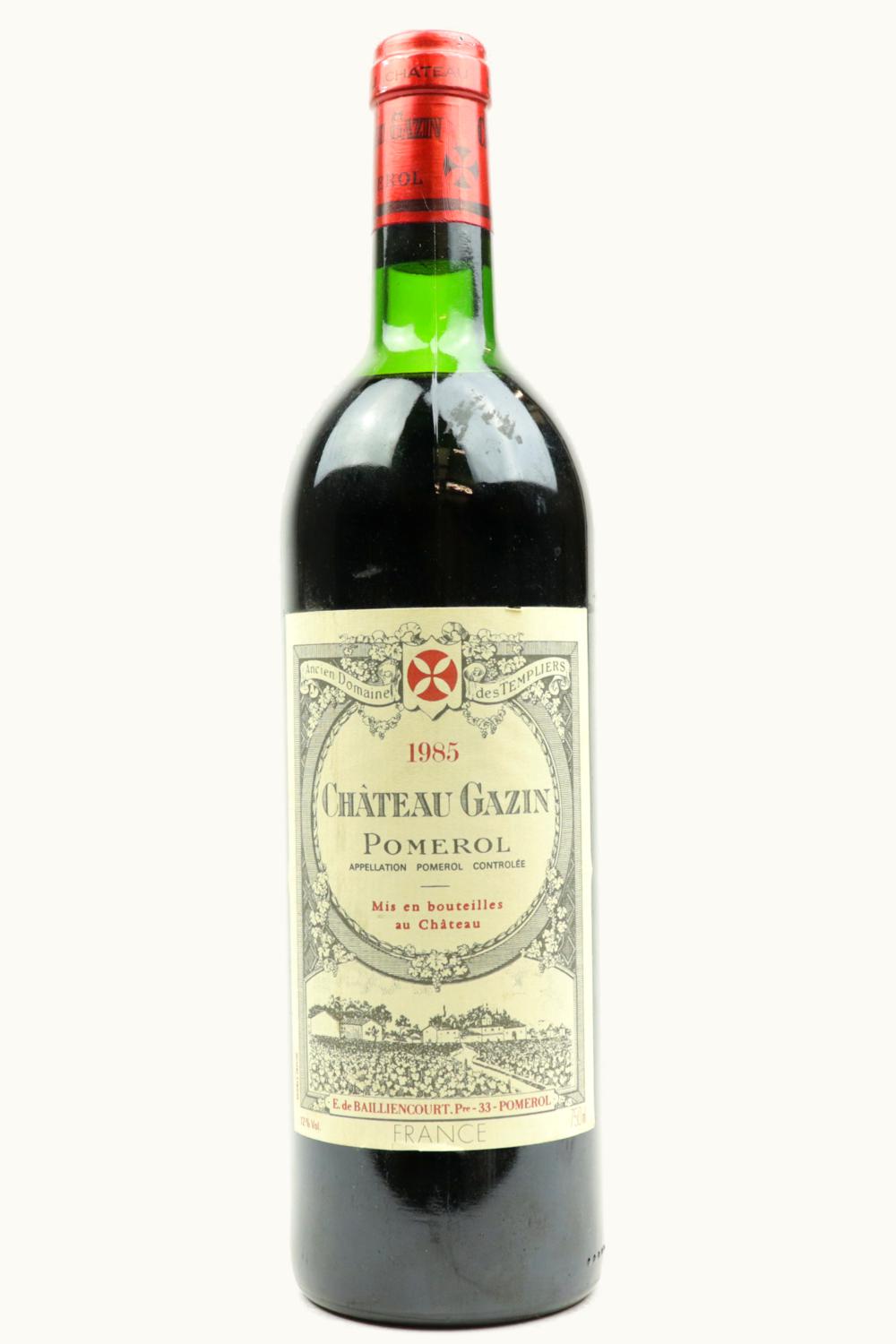 Château Gazin Gazin Pomerol Bordeaux, 1985