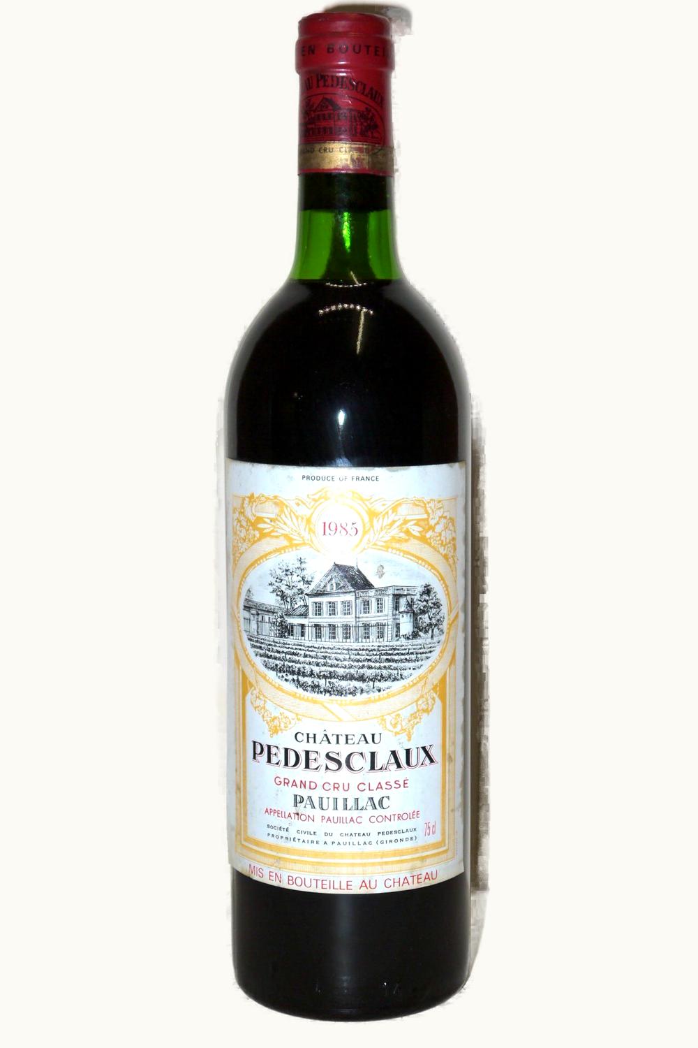 Pedesclaux Pedesclaux Pauillac Medoc Bordeaux, 1985