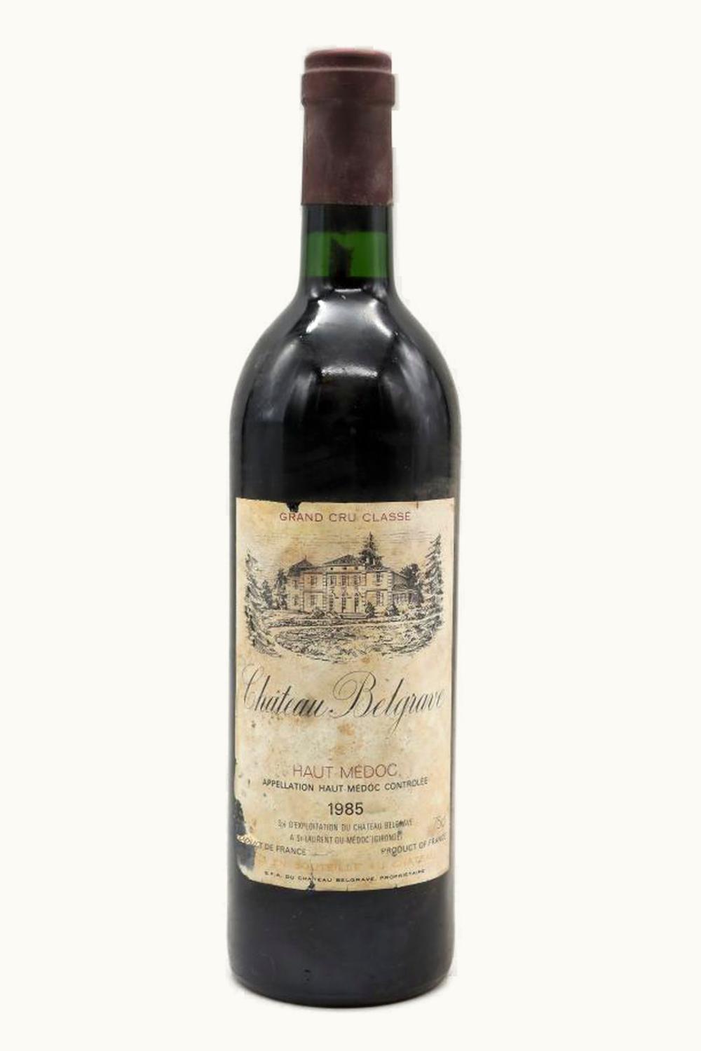 Château Belgrave Château Belgrave Haut-Medoc Bordeaux, 1985
