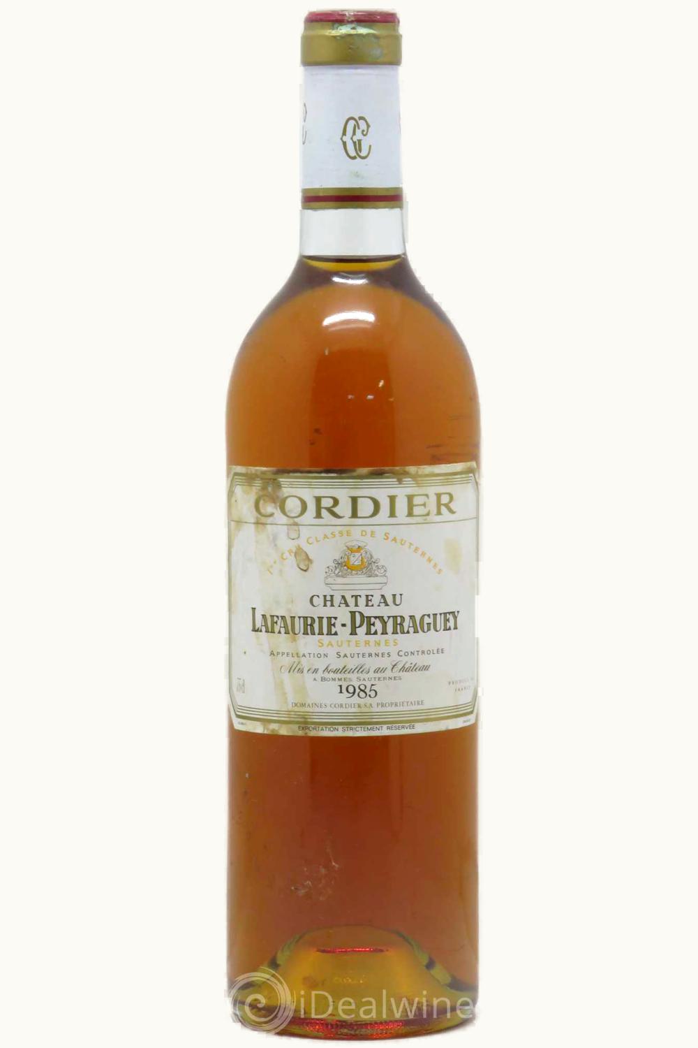 Château Lafaurie-Peyraguey Château Lafaurie-Peyraguey Sauternes Bordeaux, 1985