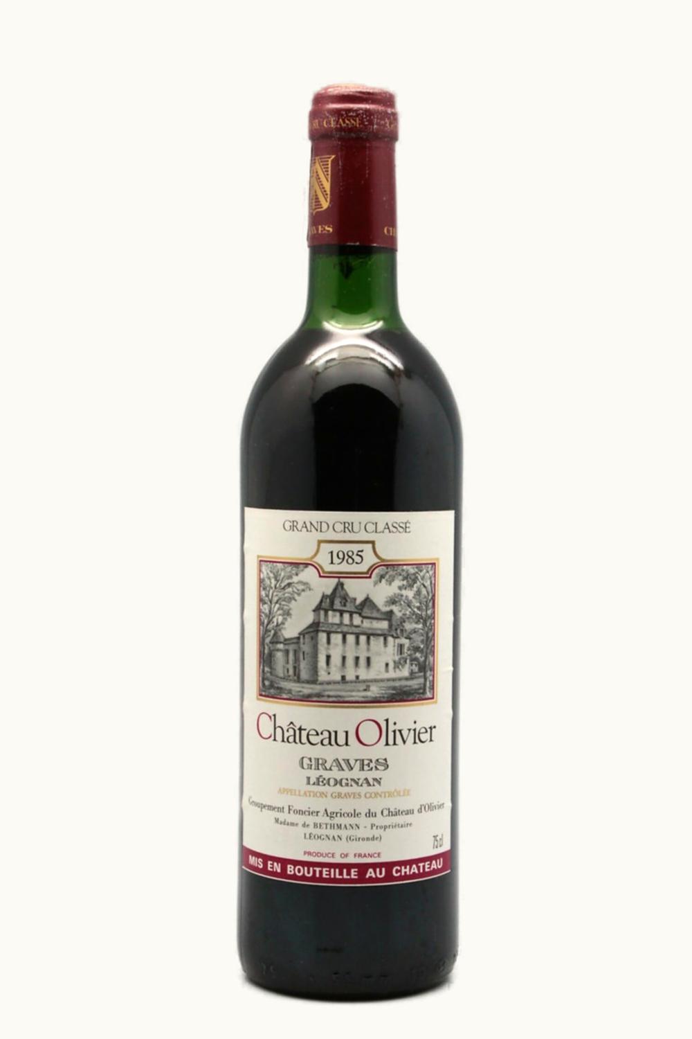Château Olivier Olivier Pessac-Leognan Bordeaux, 1985