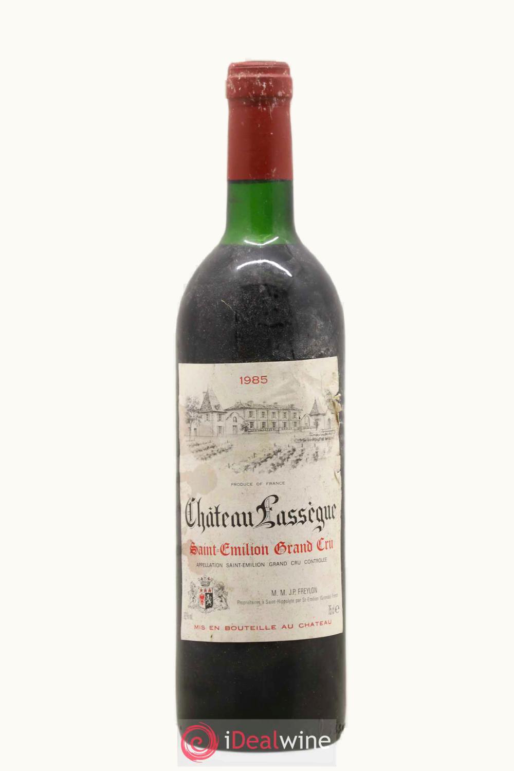 Lassègue Lassegue St-Emilion Grand Cru Bordeaux, 1985