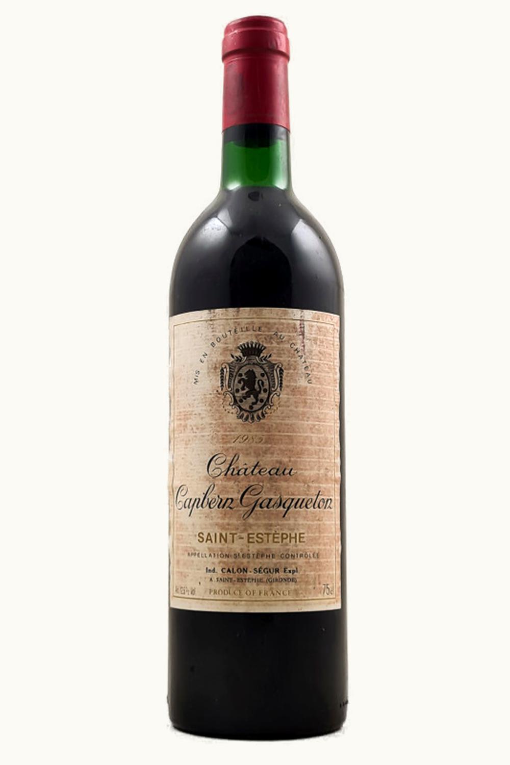 Château Capbern Capbern St-Estephe Medoc Bordeaux, 1985