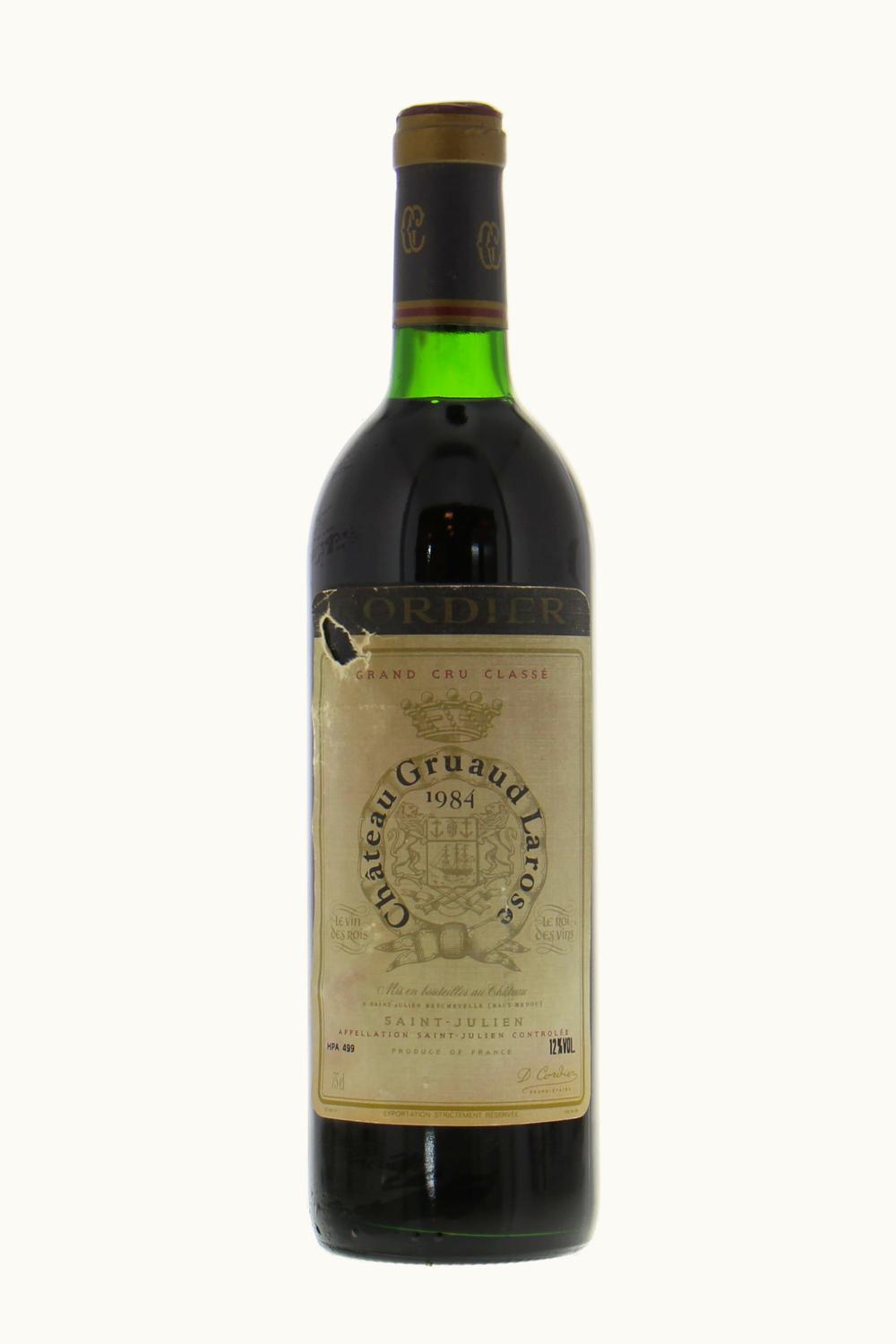 Château Gruaud-Larose Château Gruaud-Larose St-Julien Medoc Bordeaux, 1984