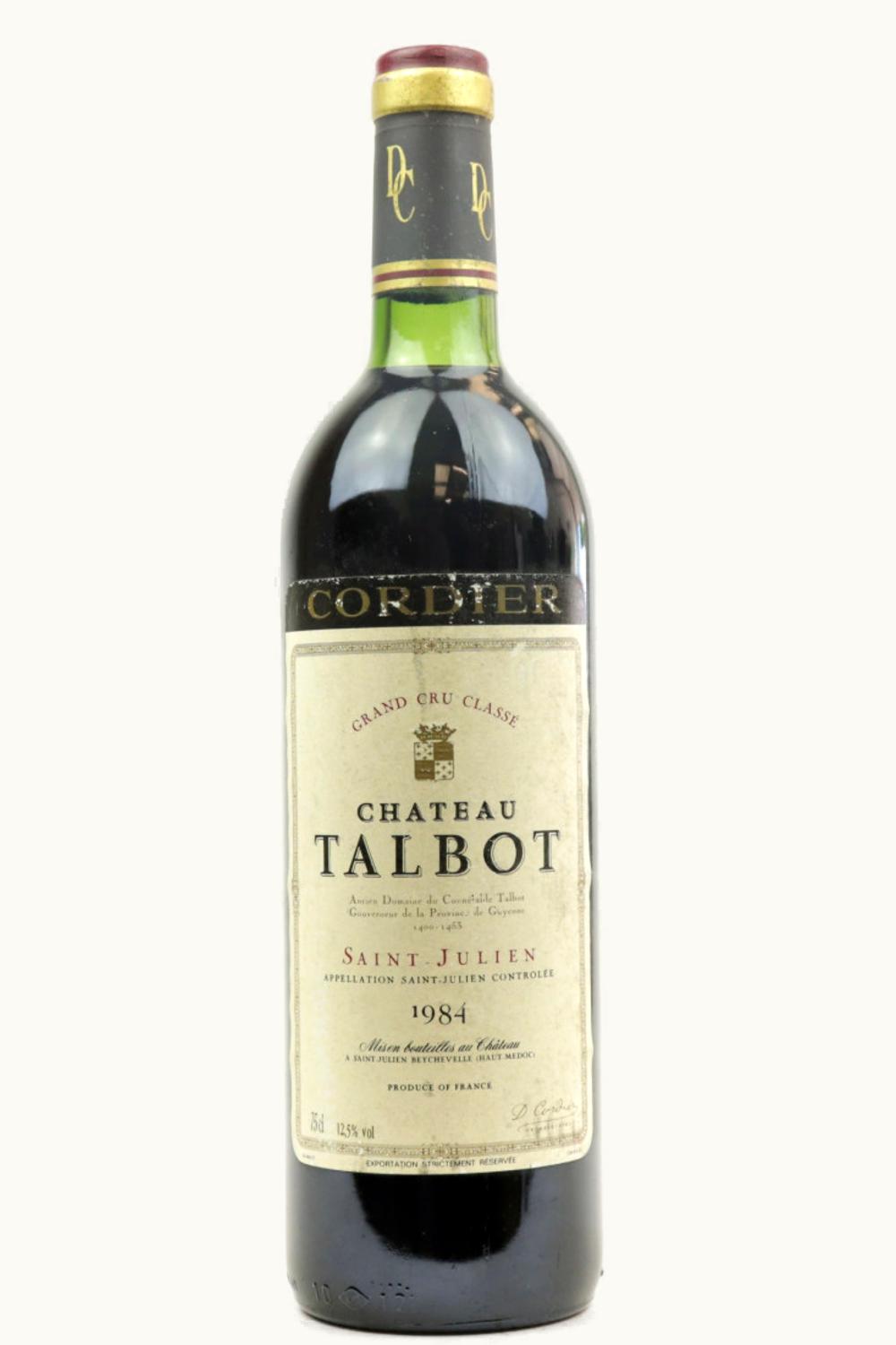 Chateau Talbot Chateau Talbot St-Julien Medoc Bordeaux, 1984 UZ0642430