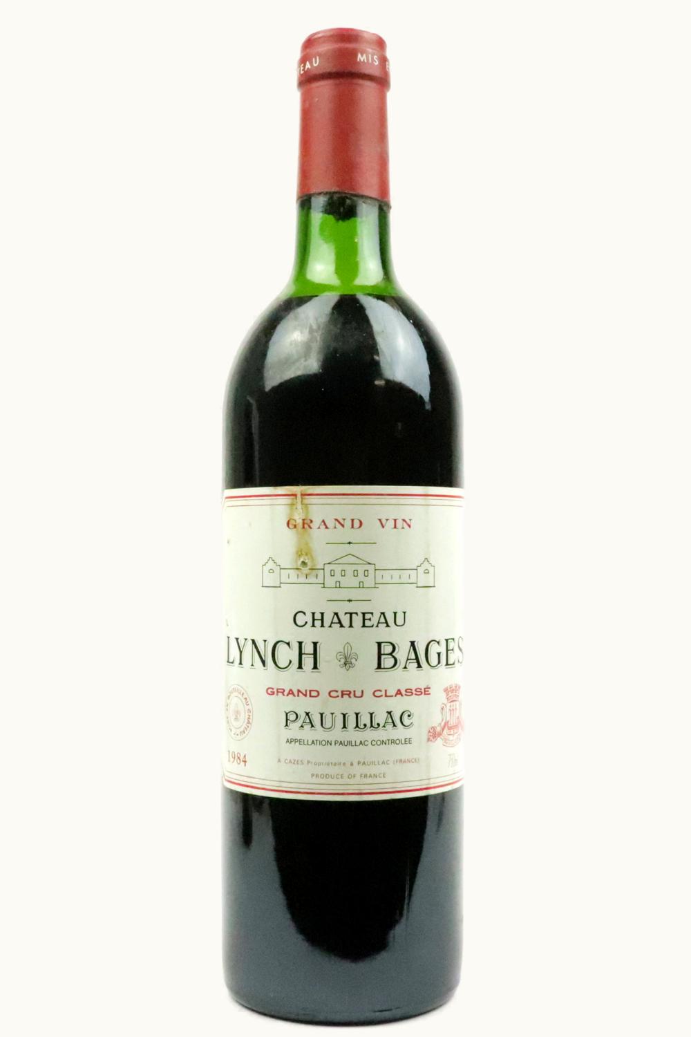 Château Lynch-Bages Château Lynch-Bages Pauillac Medoc Bordeaux, 1984