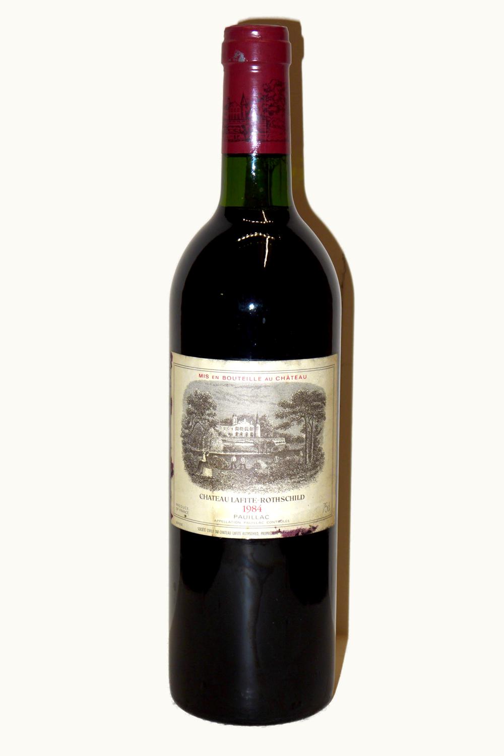 Château Lafite Rothschild Château Lafite Rothschild Carruades de Pauillac Medoc Bordeaux, 1984