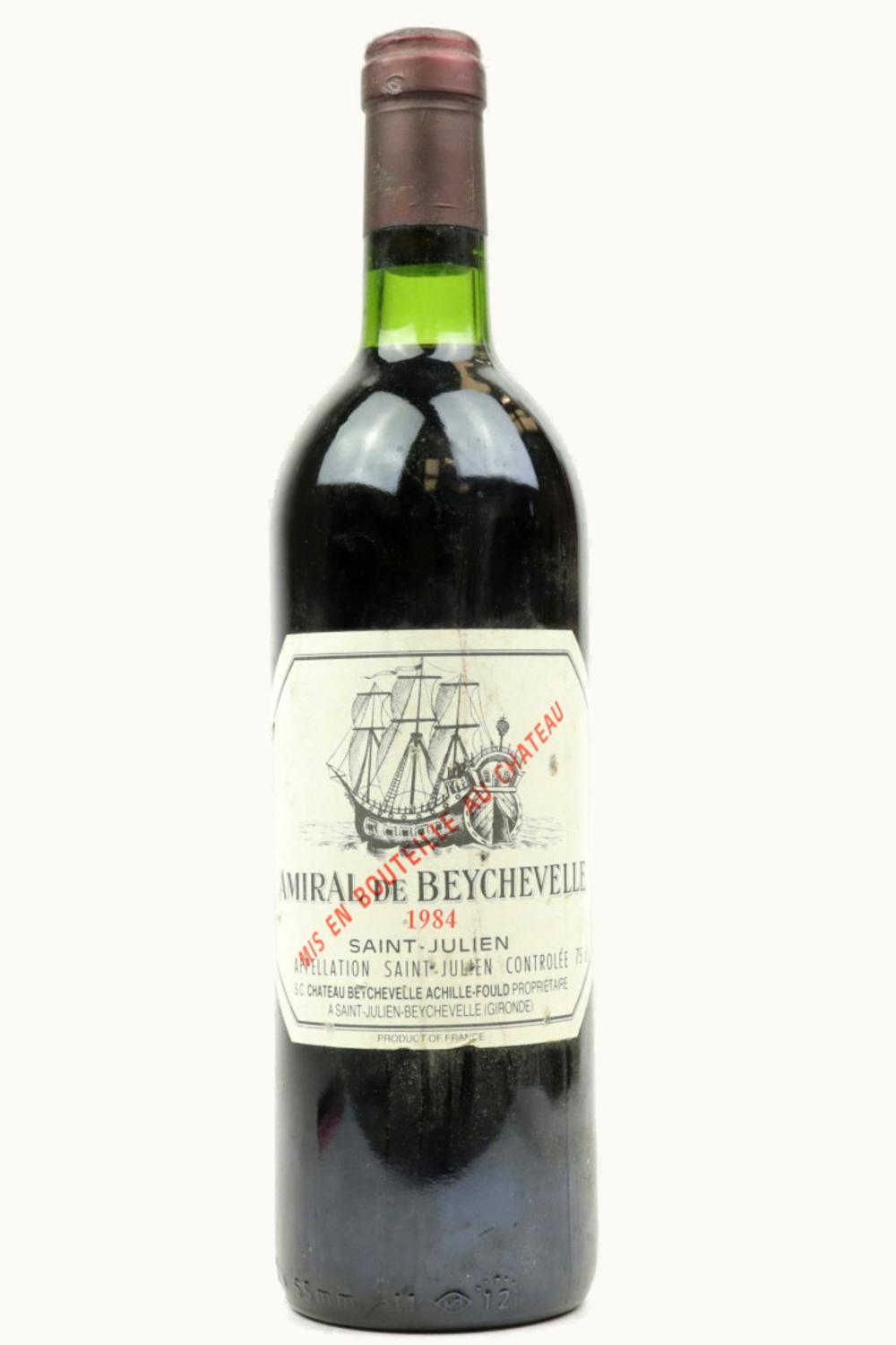 Château Beychevelle Château Beychevelle Amiral de St-Julien Medoc Bordeaux, 1984