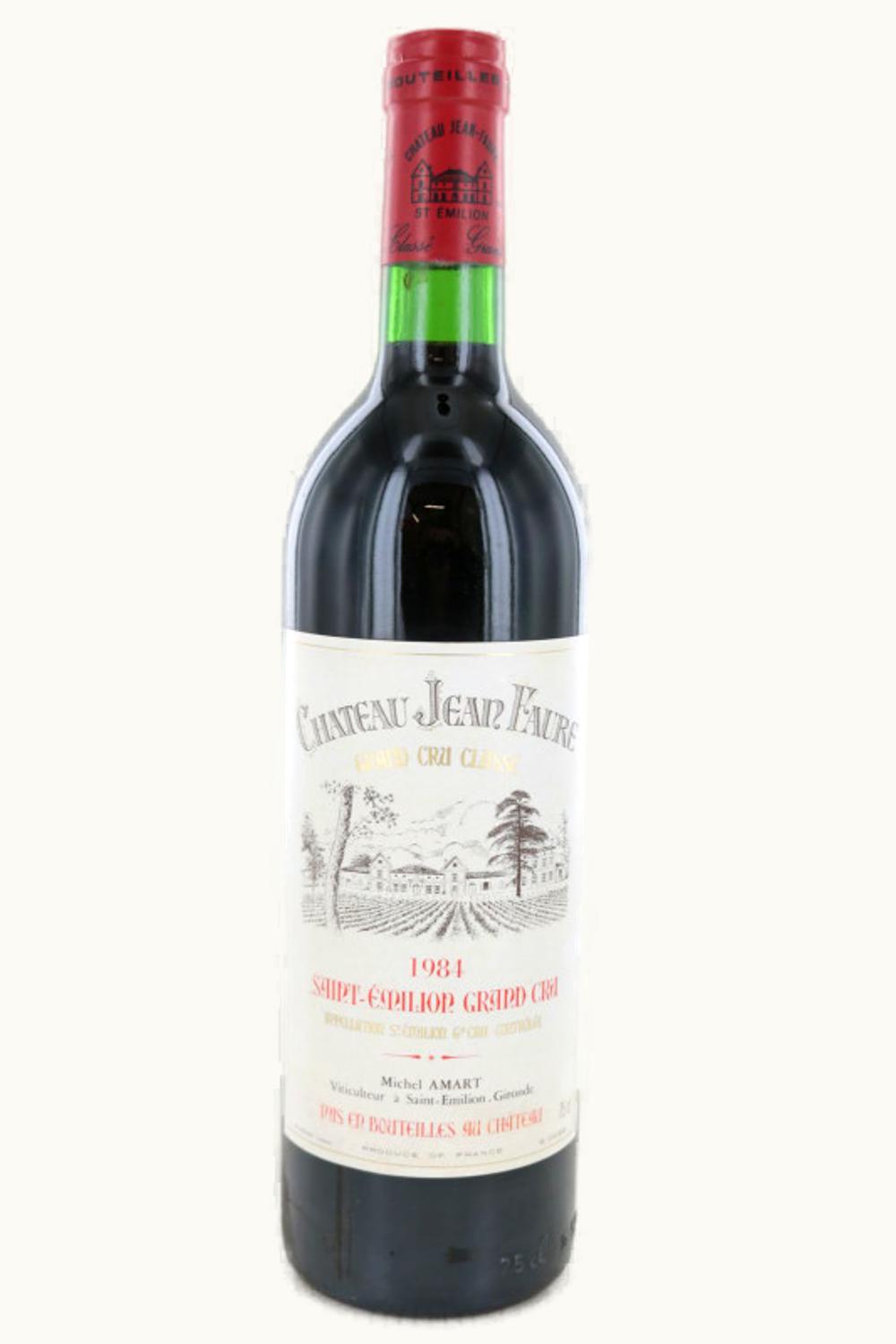 Jean Faure St-Emilion Grand Cru Bordeaux, 1984