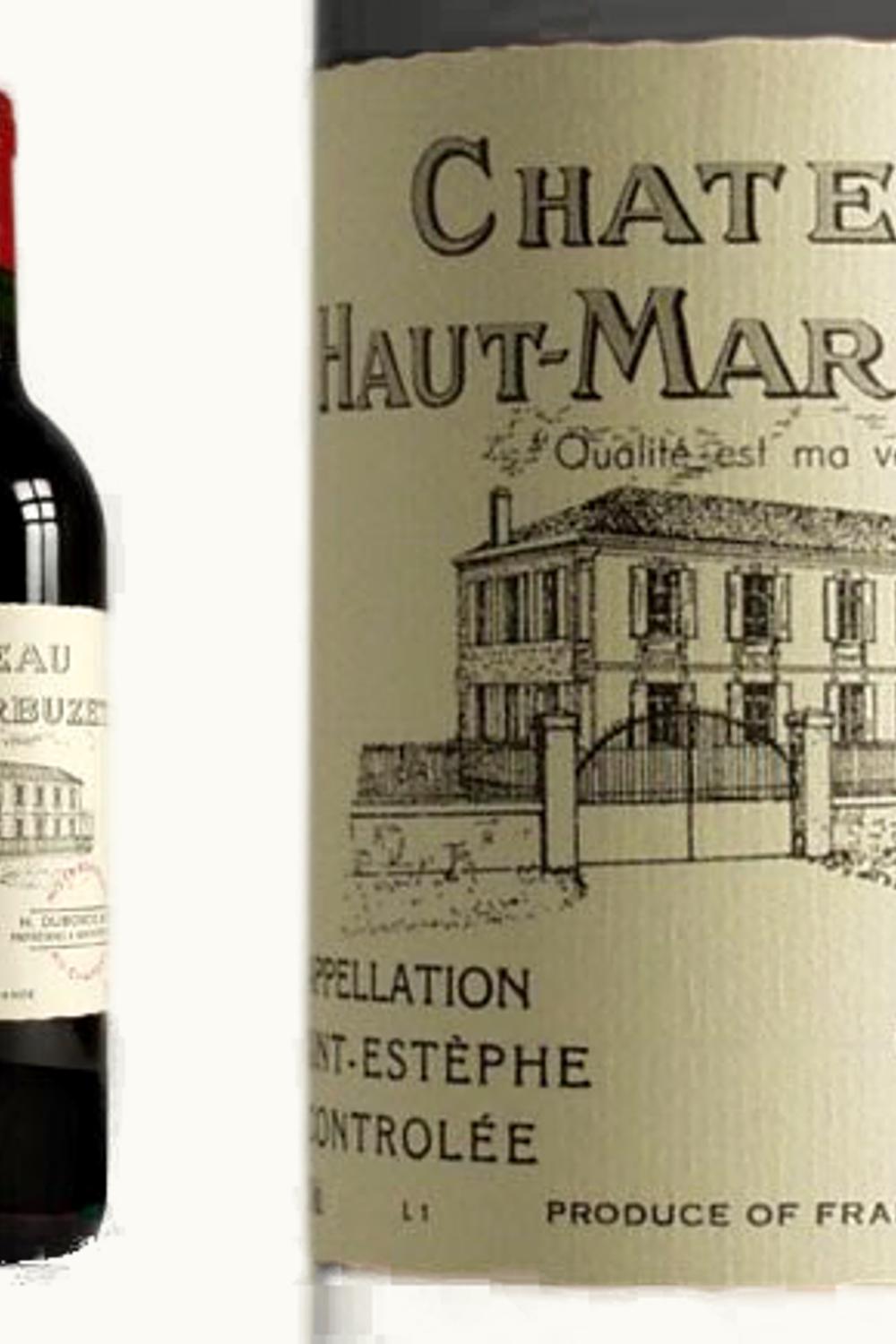 Domaine Prat de Marbuzet Domaine Prat de Marbuzet St-Estephe Medoc Bordeaux, 1984
