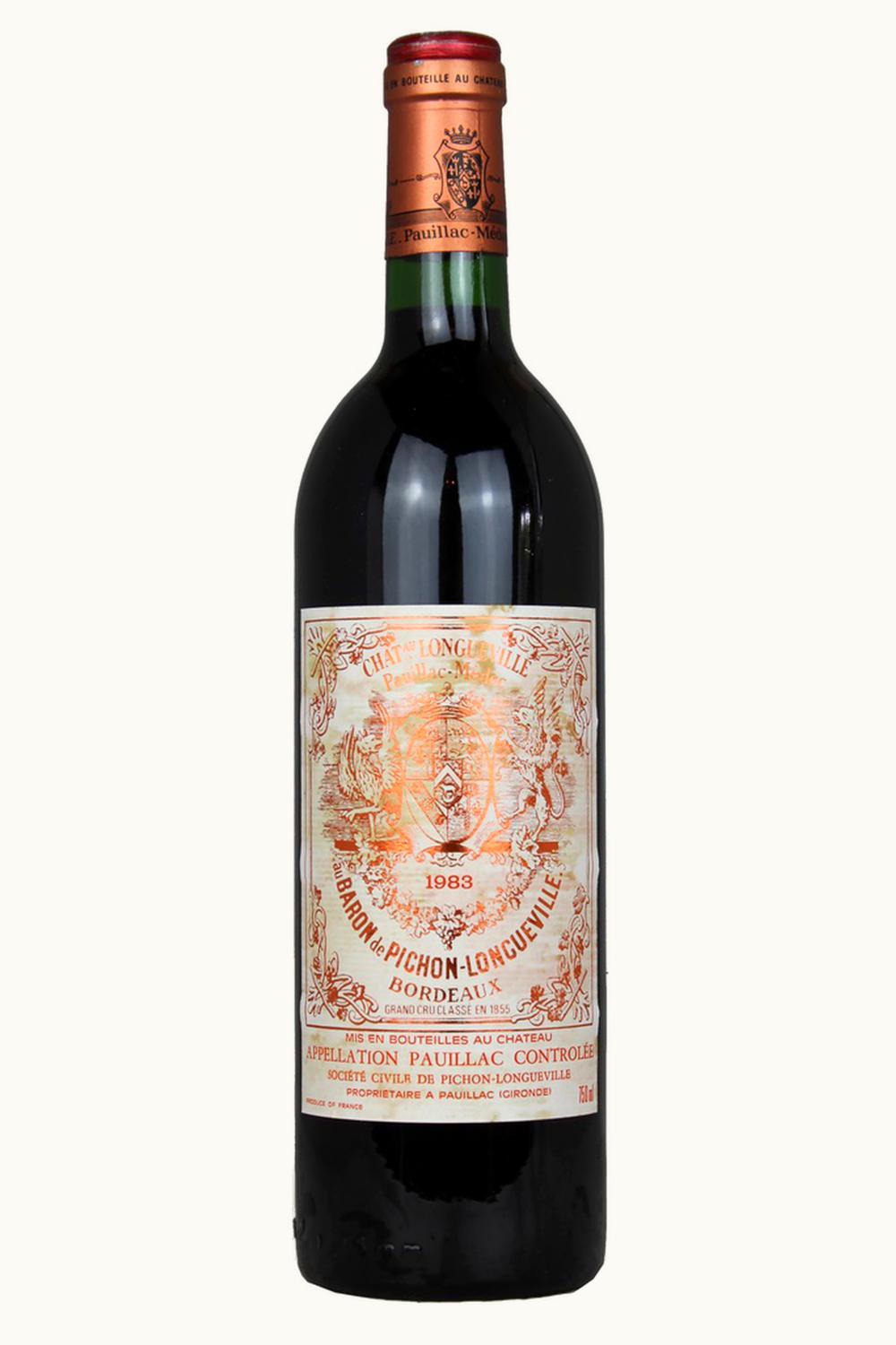Château Pichon Longueville Baron Château Pichon Longueville Baron Pauillac Medoc Bordeaux, 1983