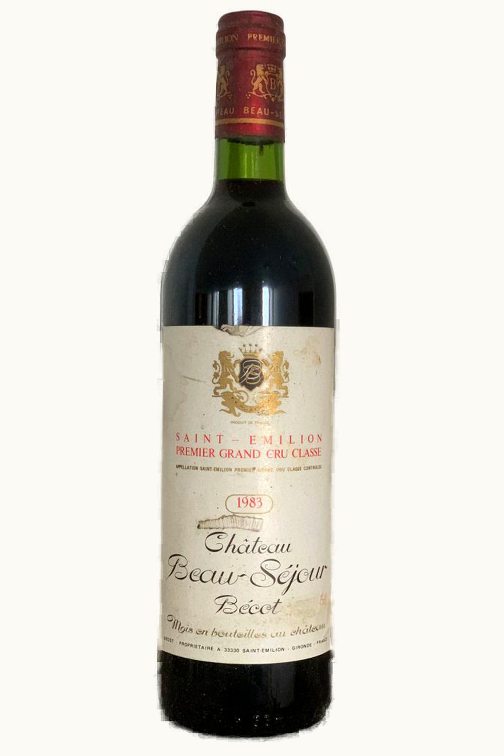 Château Beau-Séjour Bécot Château Beau-Séjour Bécot St-Emilion Grand Cru Bordeaux, 1983
