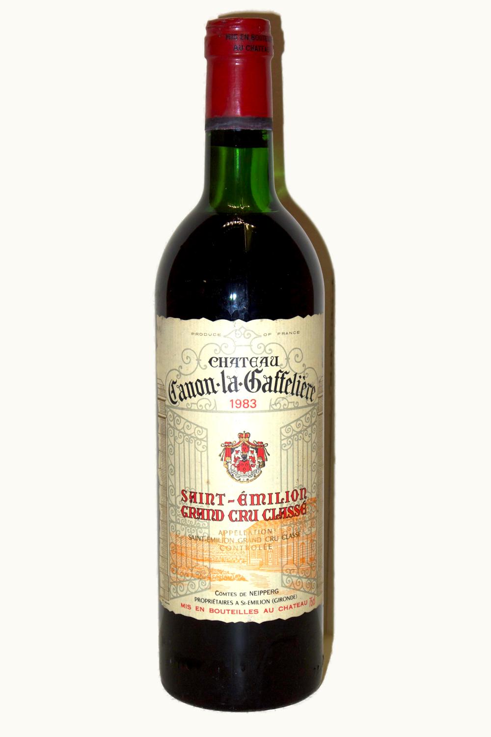 Château Canon-la-Gaffelière Château Canon-la-Gaffelière St-Emilion Grand Cru Bordeaux, 1983