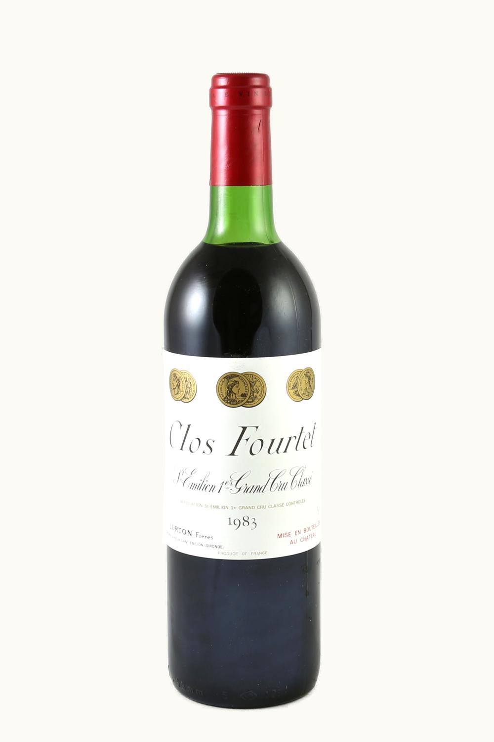Château Clos Fourtet Clos Fourtet St-Emilion Grand Cru Bordeaux, 1983