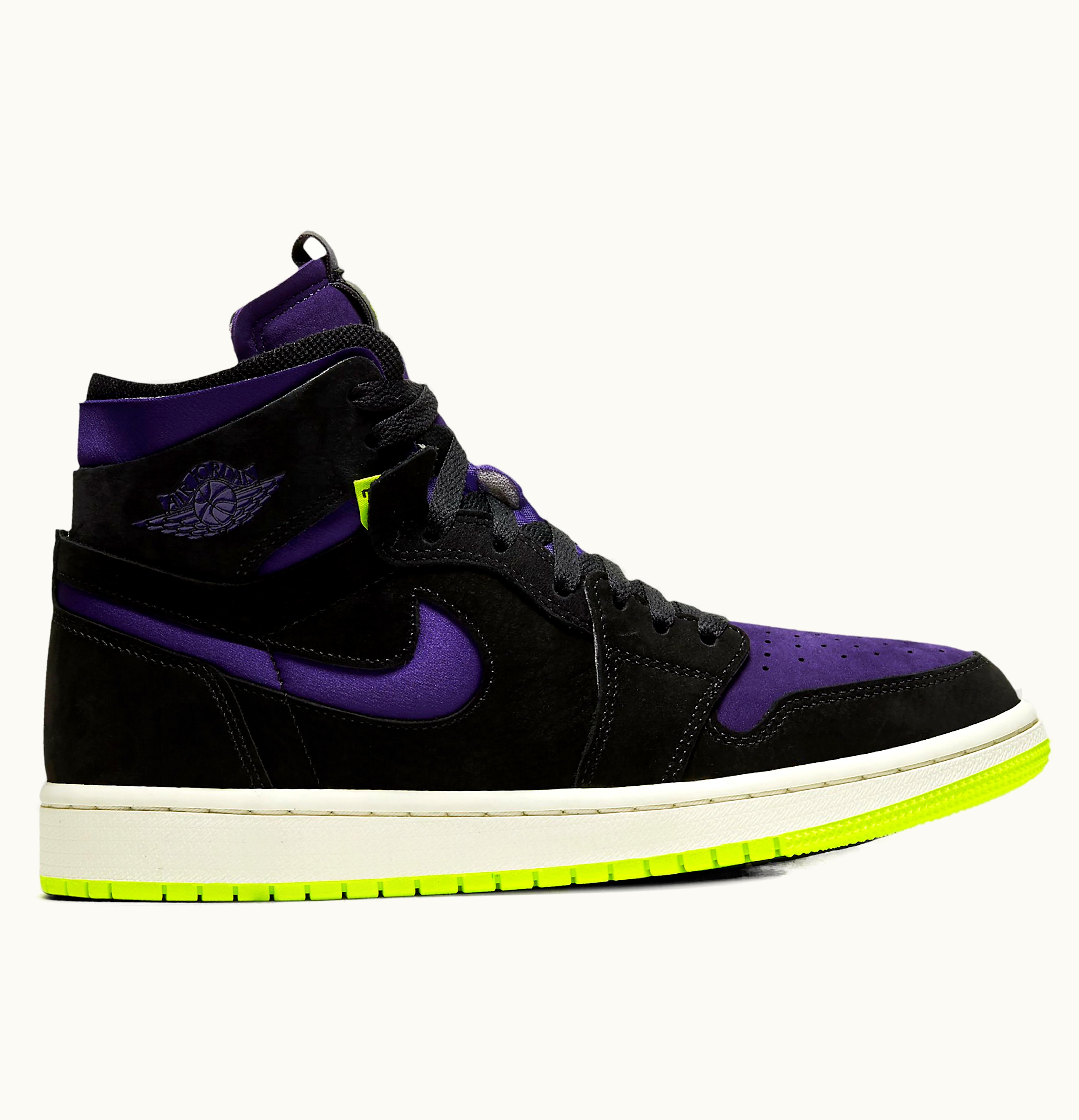 Jordan Air Jordan 1 High Zoom Air CMFT Black Court Purple Lemon Venom W