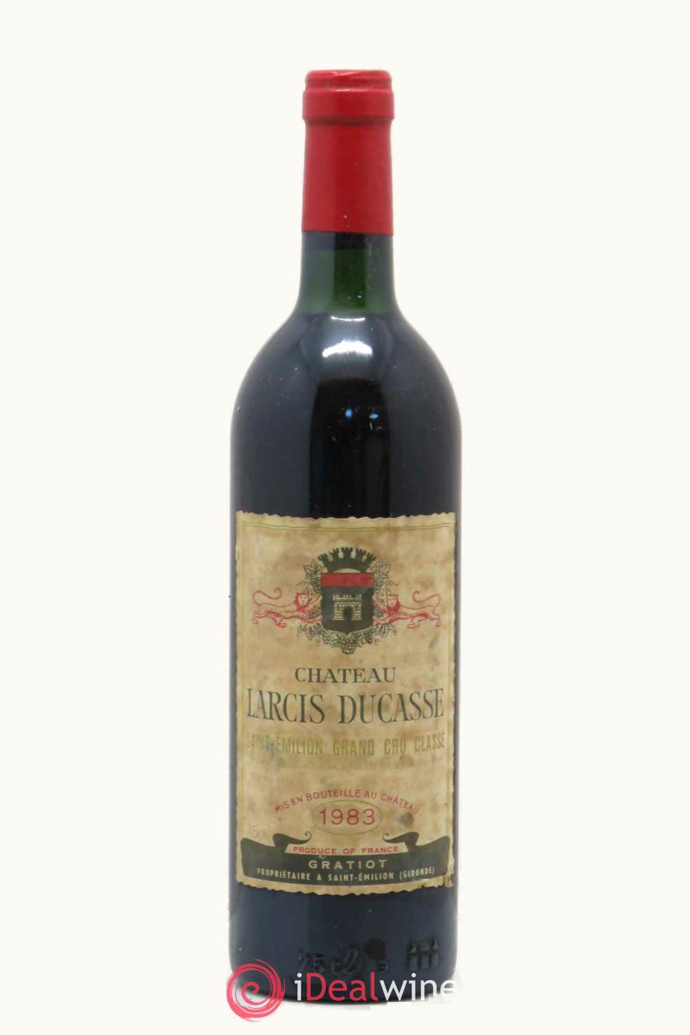 Larcis Ducasse St-Emilion Grand Cru Bordeaux, 1983